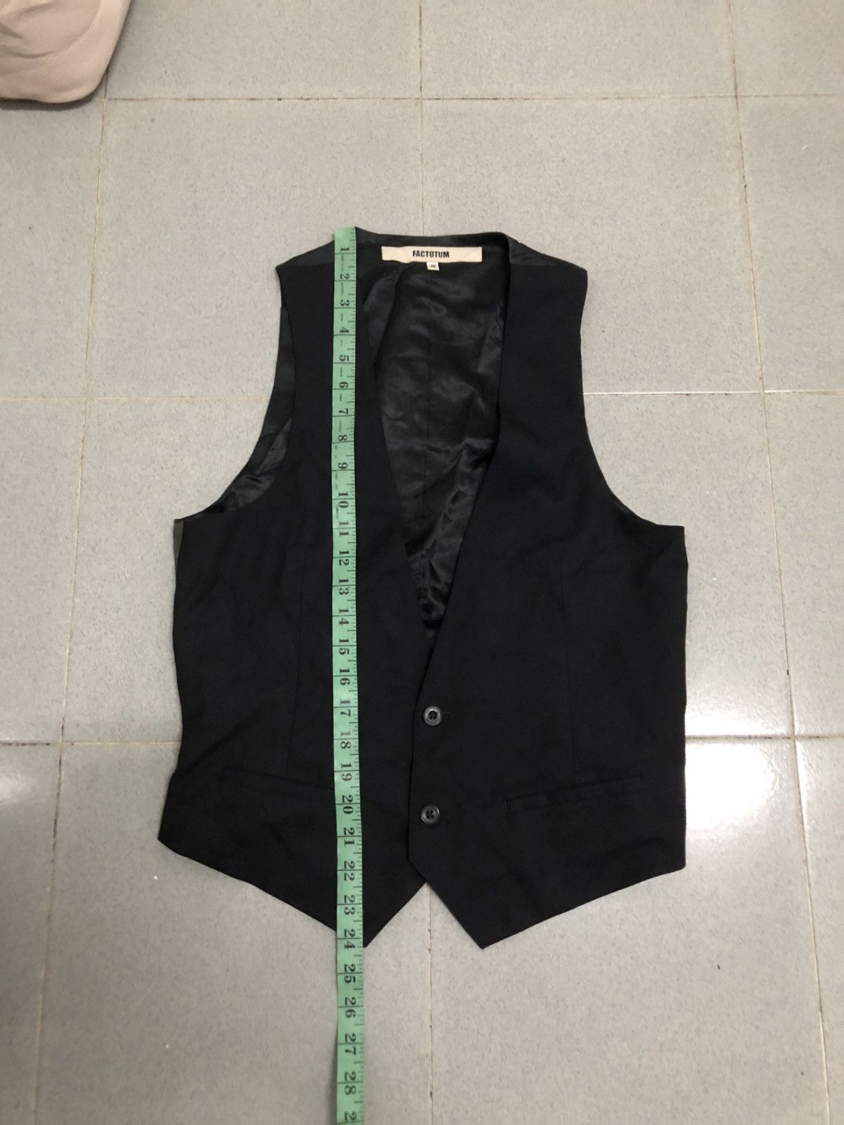 FACTOTUM × Japanese Brand × Vintage Vintage Factotum Japanese Vest Size US S / EU 44-46 / 1 - 8 Thumbnail