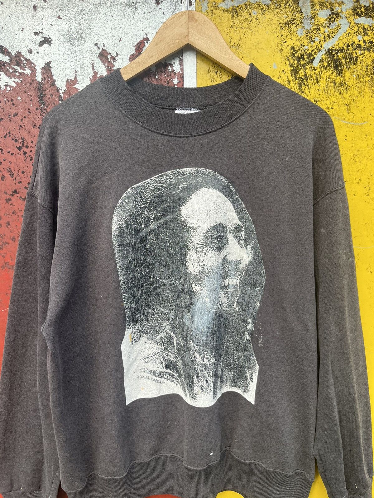 Bob Marley Vintage 90s Bob Marley distressed sweatshirt Size US L / EU 52-54 / 3 - 2 Thumbnail
