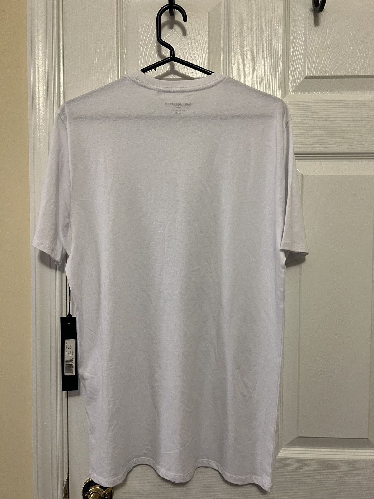 Karl Lagerfeld Karl Lagerfeld Paris White T-Shirt Size US M / EU 48-50 / 2 - 10 Thumbnail