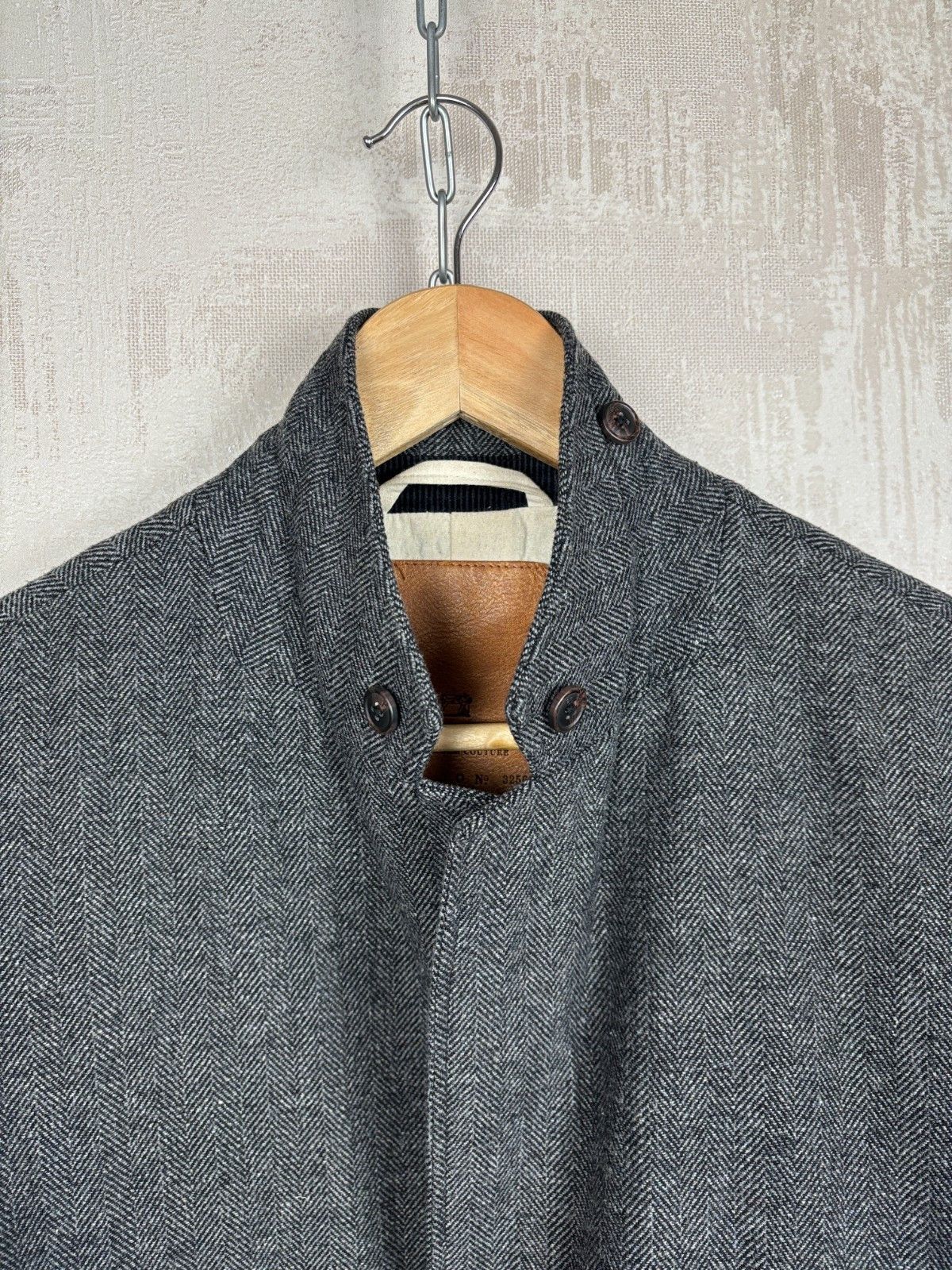 Scotch & Soda Scotch & Soda Wool Blend Herringbone Tweed Blazer Elbow Pads Size US L / EU 52-54 / 3 - 4 Thumbnail