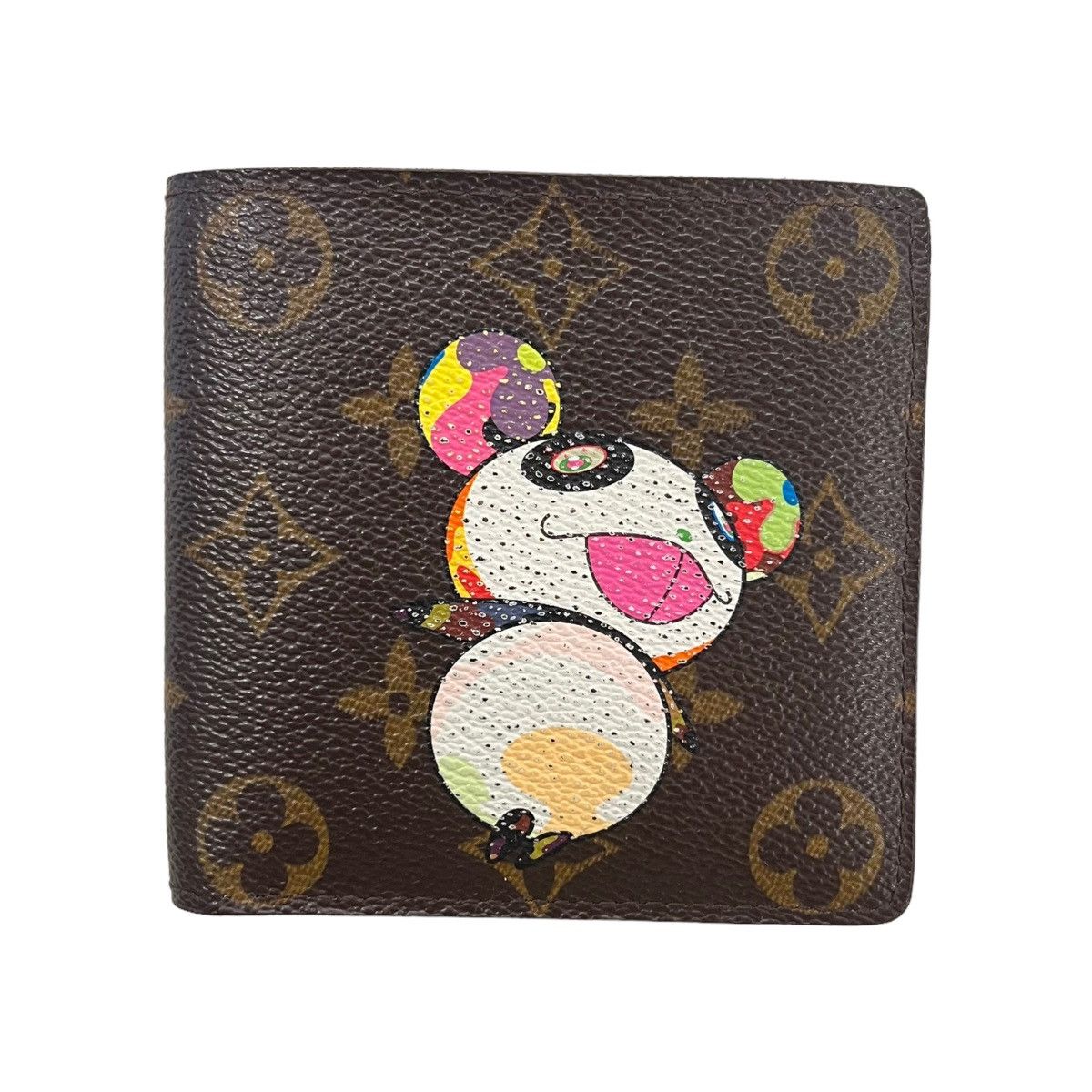 Louis Vuitton Men's Murakami Panda Monogram Marco Bifold Wallet