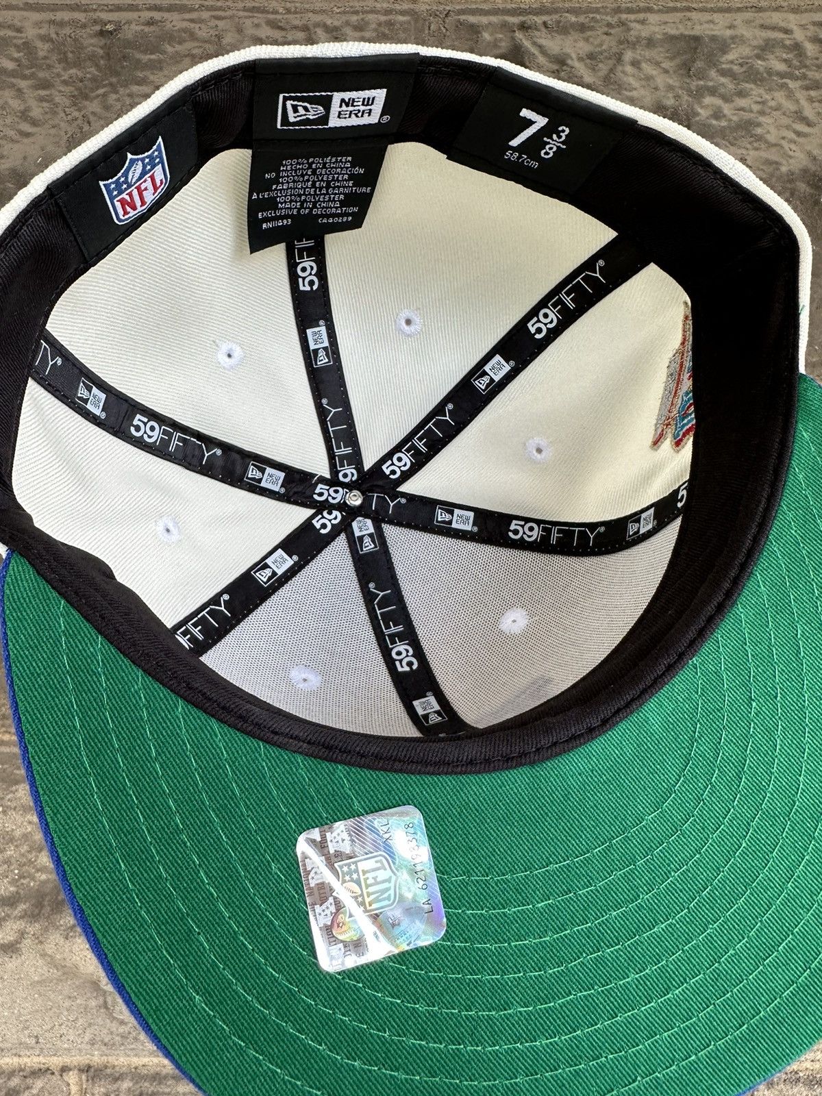 NFL × New Era 7 3/8 NEW YORK GIANTS NFL SUPER BOWL XLII NEW ERA FITTED CAP Size ONE SIZE - 5 Thumbnail