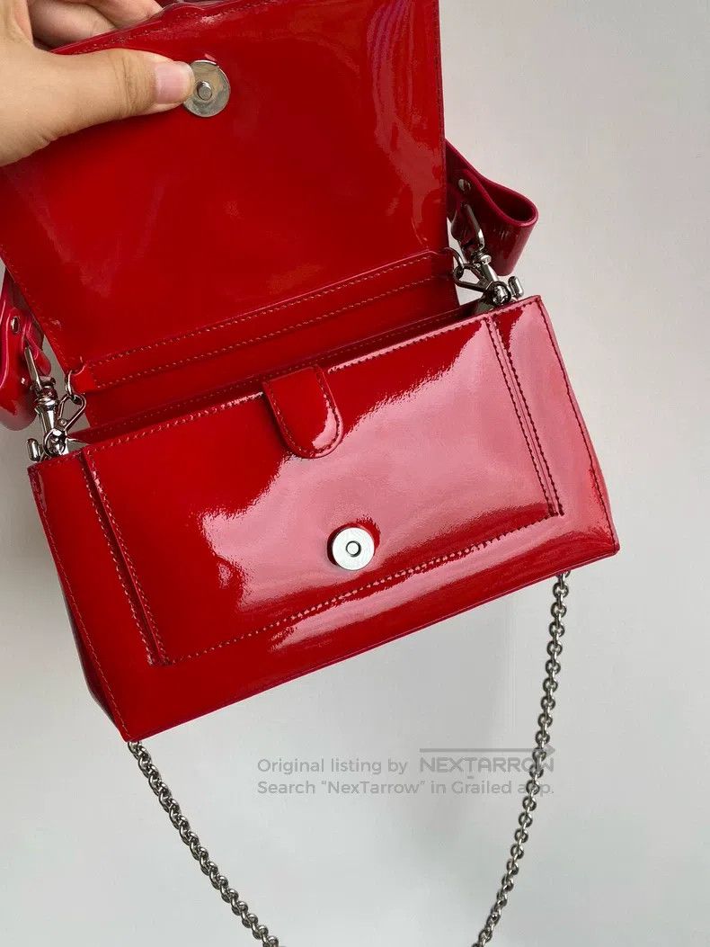 Vivienne Westwood Vivienne Westwood size os Patent Leather Medium Baguette Un Size ONE SIZE - 6 Thumbnail