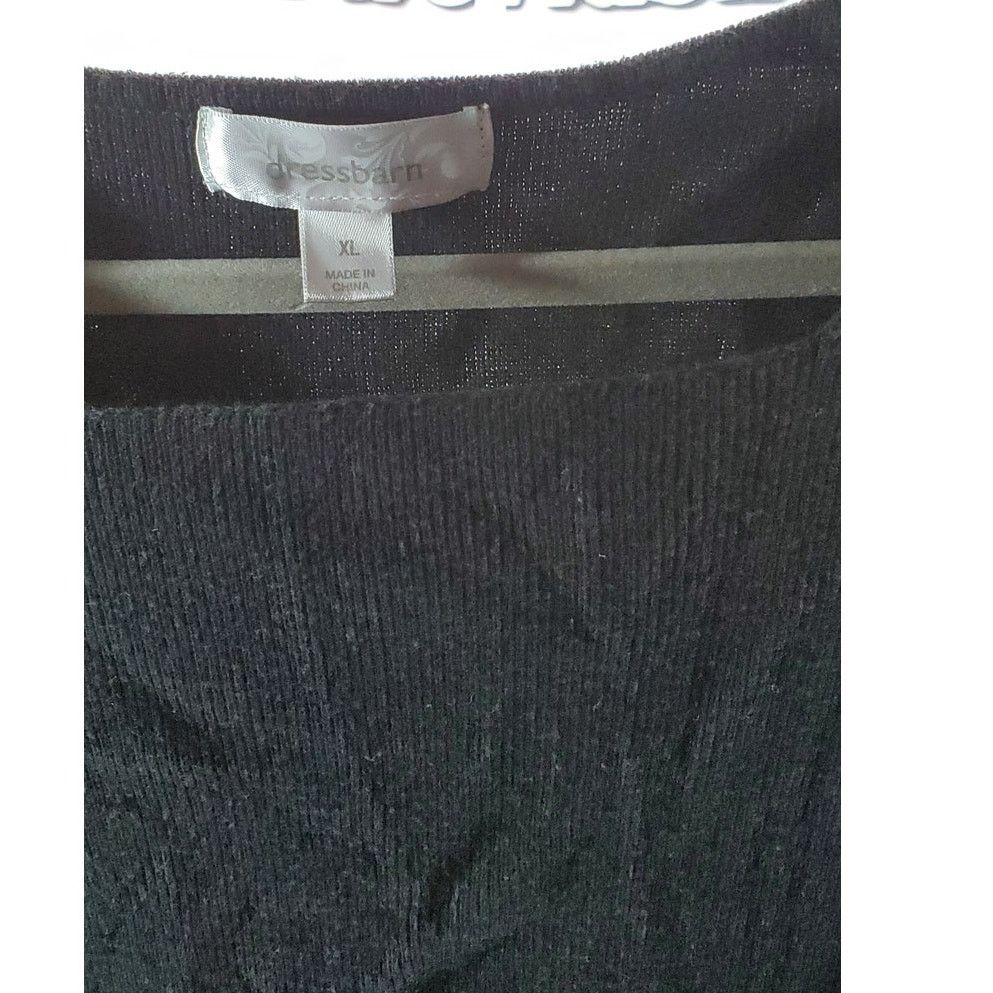 Other Dressbarn Black 3/4 Sleeve Knit Top Women’s Size XL Size XL / US 12-14 / IT 48-50 - 3 Thumbnail