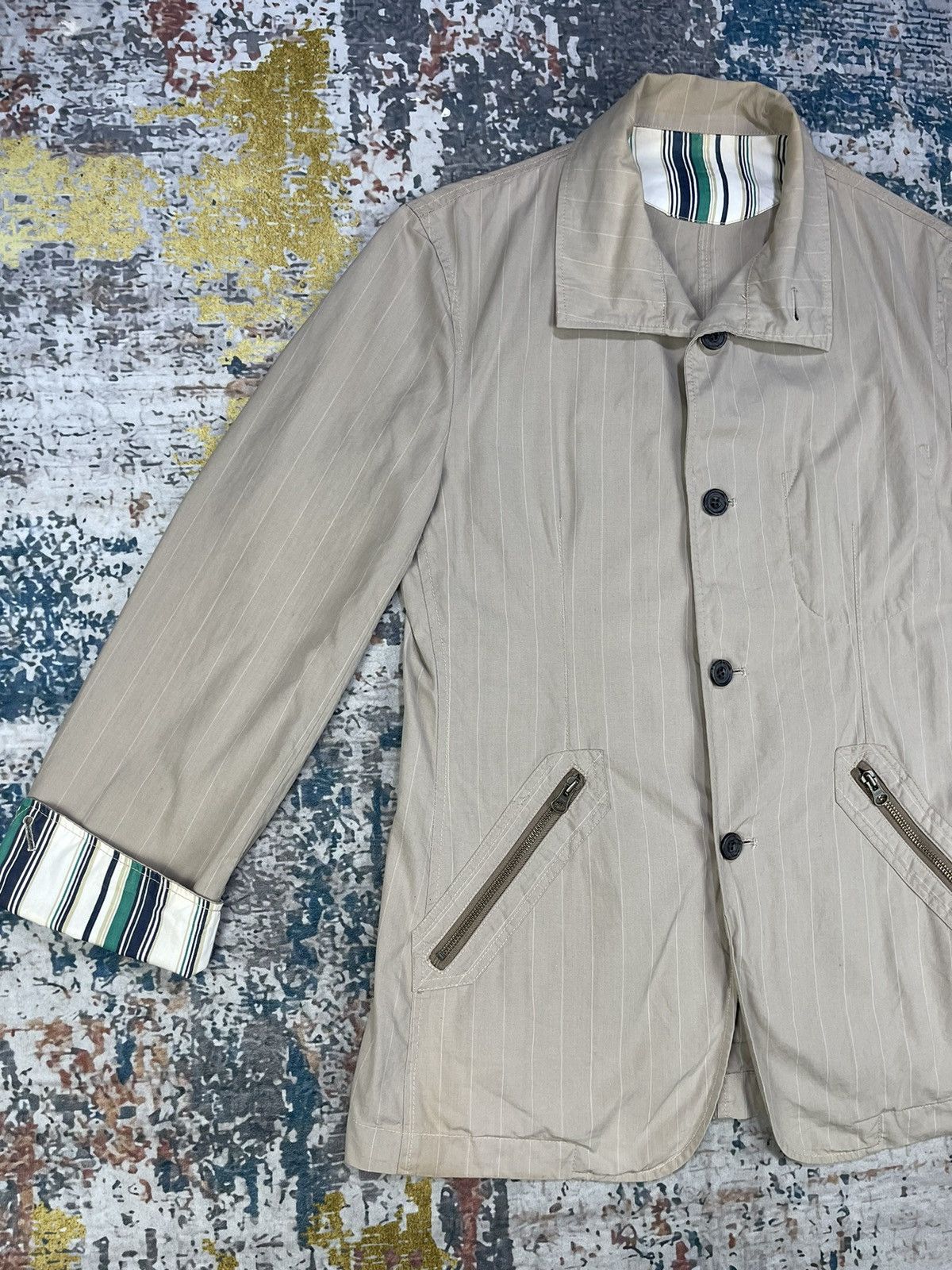 PPFM PPFM Pinstripes Single Breasted Sport Jacket Size US M / EU 48-50 / 2 - 3 Thumbnail