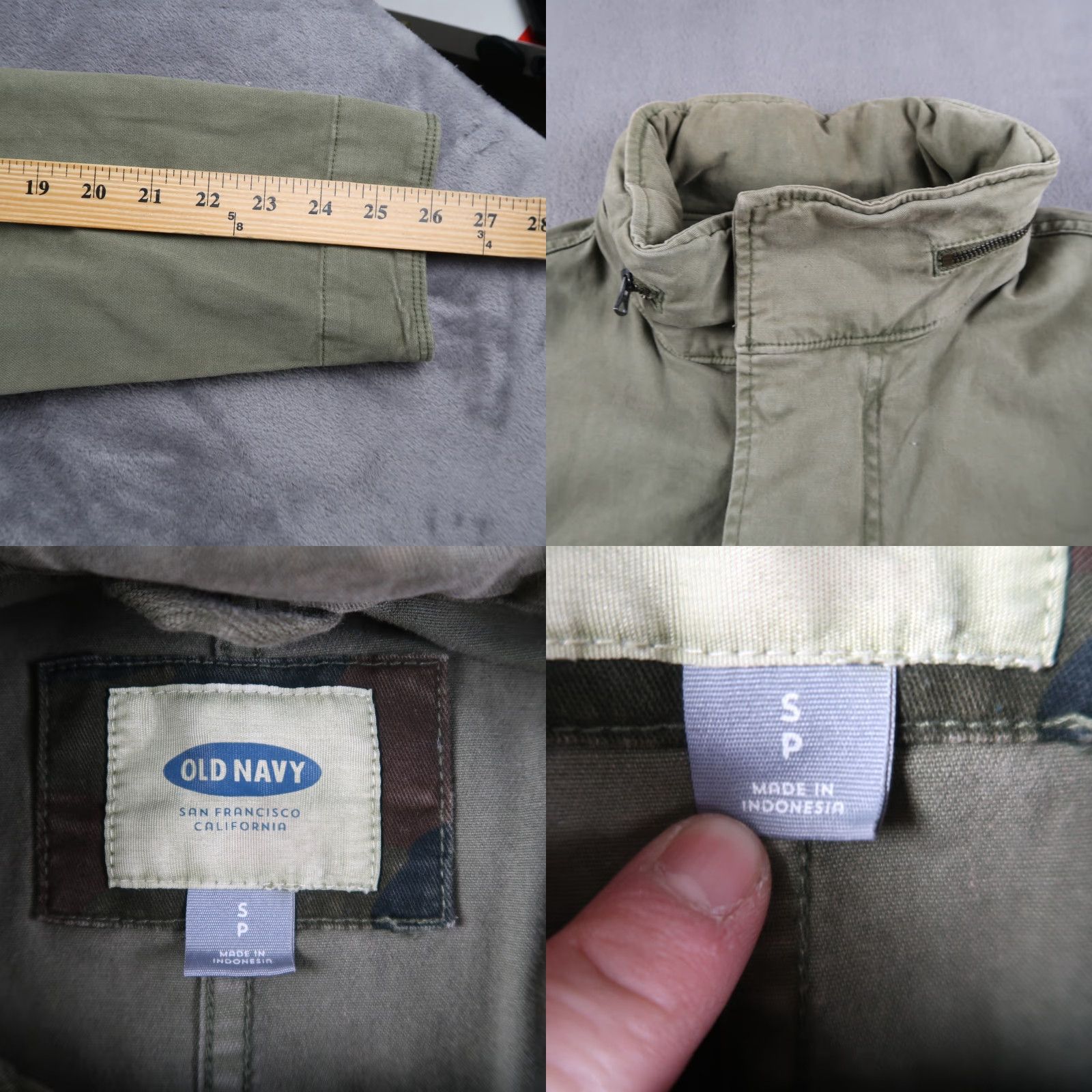 Old Navy VINTAGE Old Navy Field Jacket Women S Green Full Zip Military Army Chore Outdoor Size S / US 4 / IT 40 - 8 Thumbnail