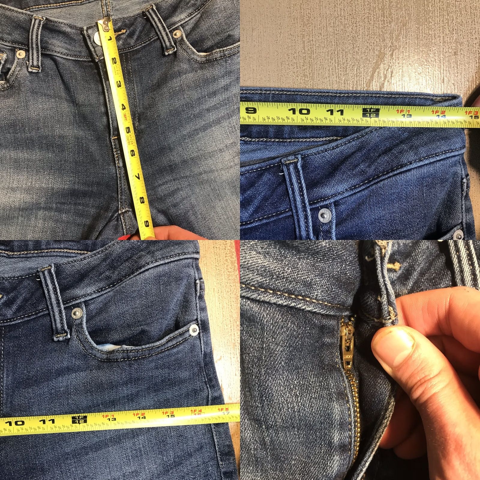 Lucky Brand Lucky Brand Jeans Cropped Slim Women 4 Inseam 25 Blue Denim 90s Bohemian Lolita Skinny Zipper Embroidered Logo Pocket Size 27" / US 4 / IT 40 - 9 Thumbnail