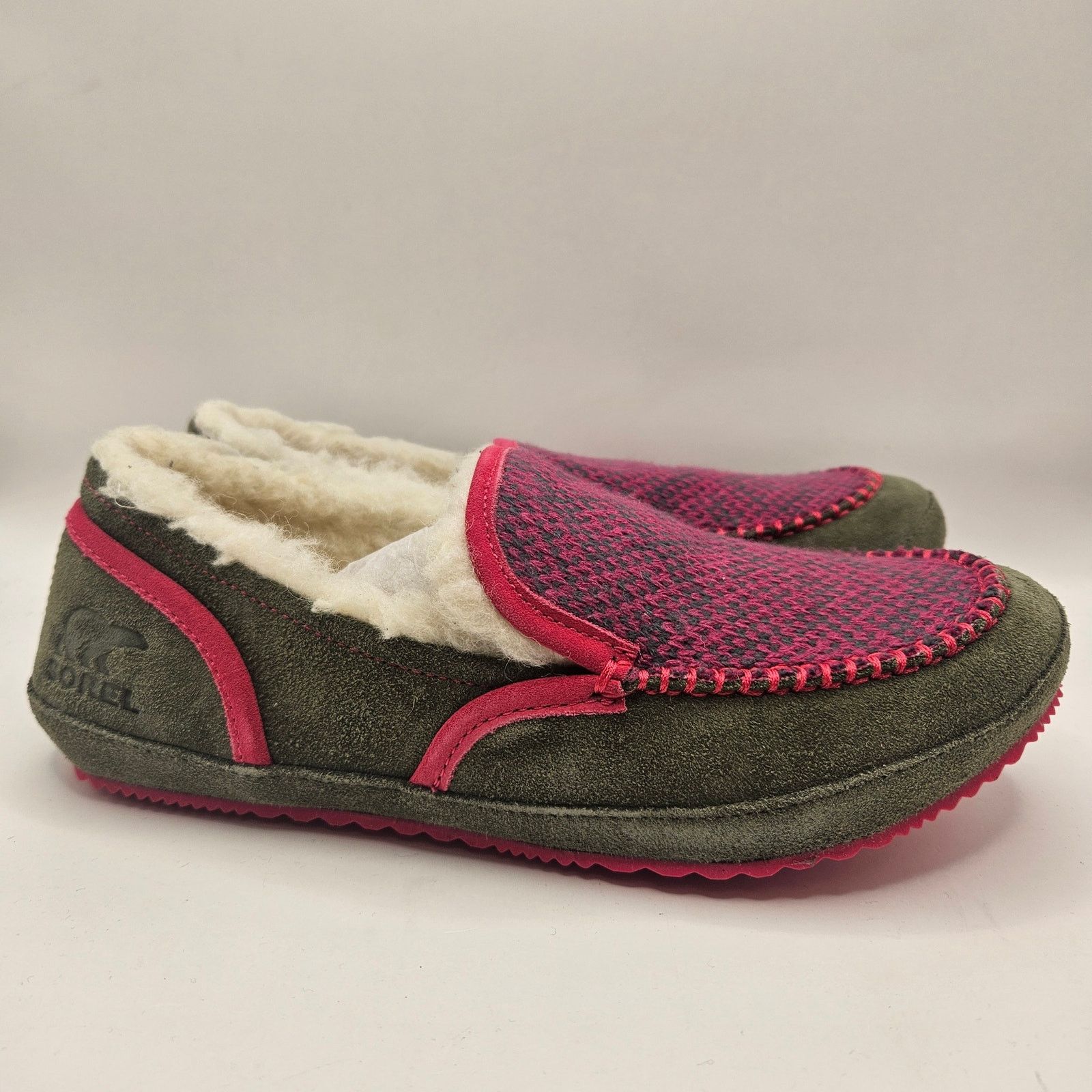 SOREL SOREL WOMEN'S 7 TREMBLANT II MOCASSIN SLIPPERS STONE GREEN Size US 7 / IT 37 - 4 Thumbnail