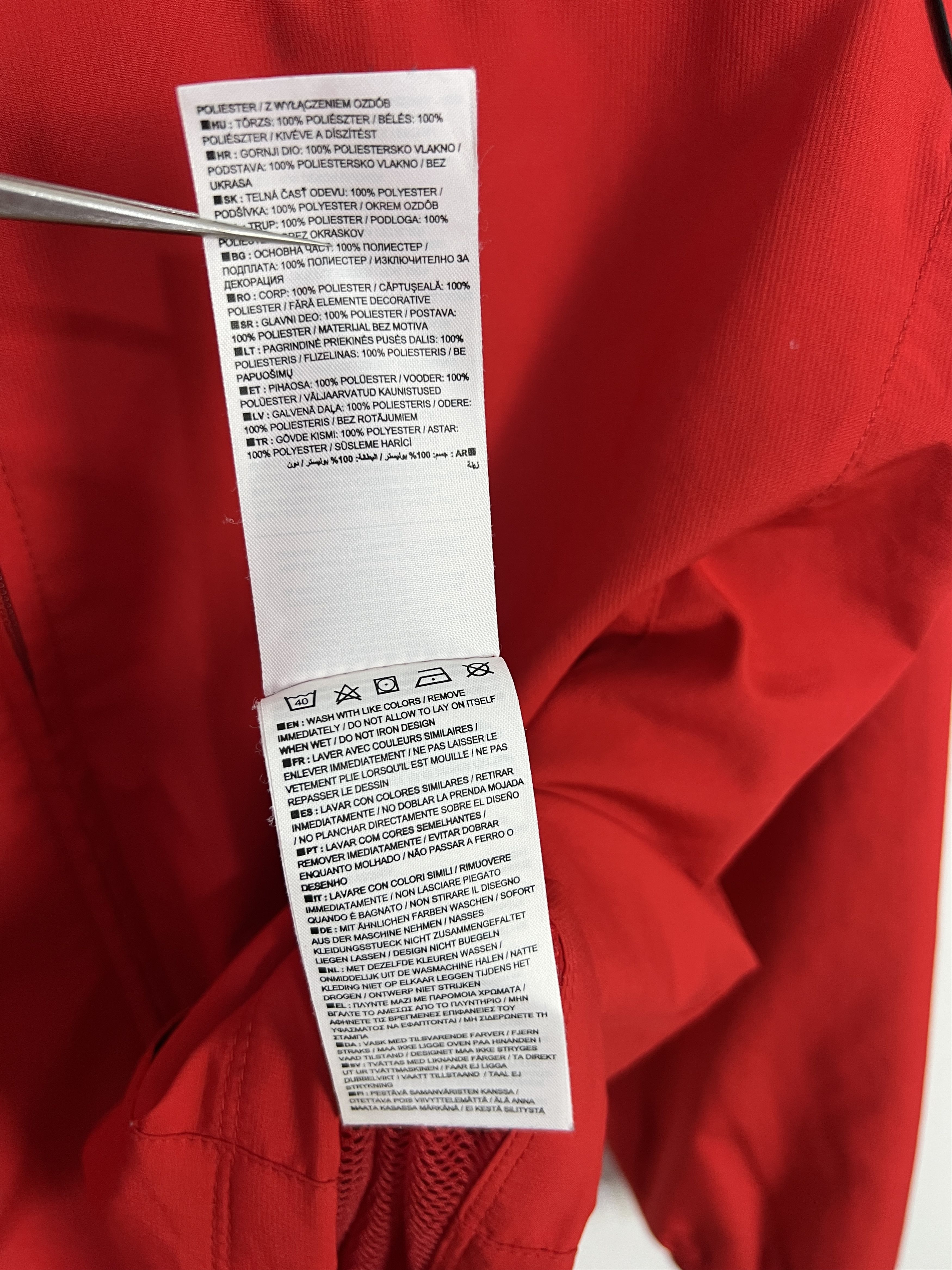 Adidas Nike Leyton Orient Football Jacket Red Soccer Mens Size US M / EU 48-50 / 2 - 6 Thumbnail