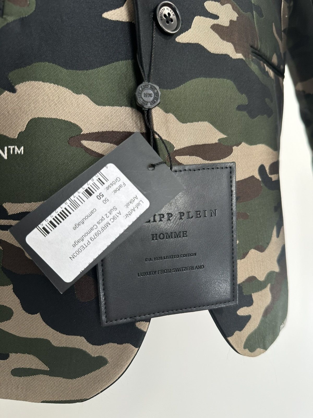 Philipp Plein Philipp Plein Camo Suit Rare Size 40R - 17 Thumbnail