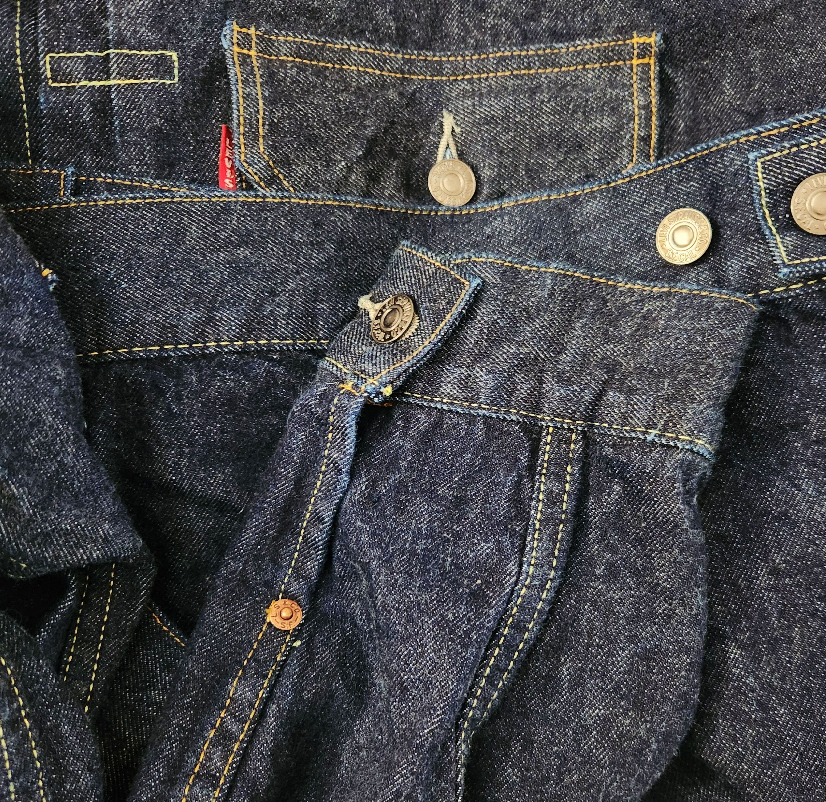 LVC × Levi's Levi's 507 XX LVC Type 2 II Raw Selvedge Denim Jacket NWT 42 Size US L / EU 52-54 / 3 - 18 Thumbnail