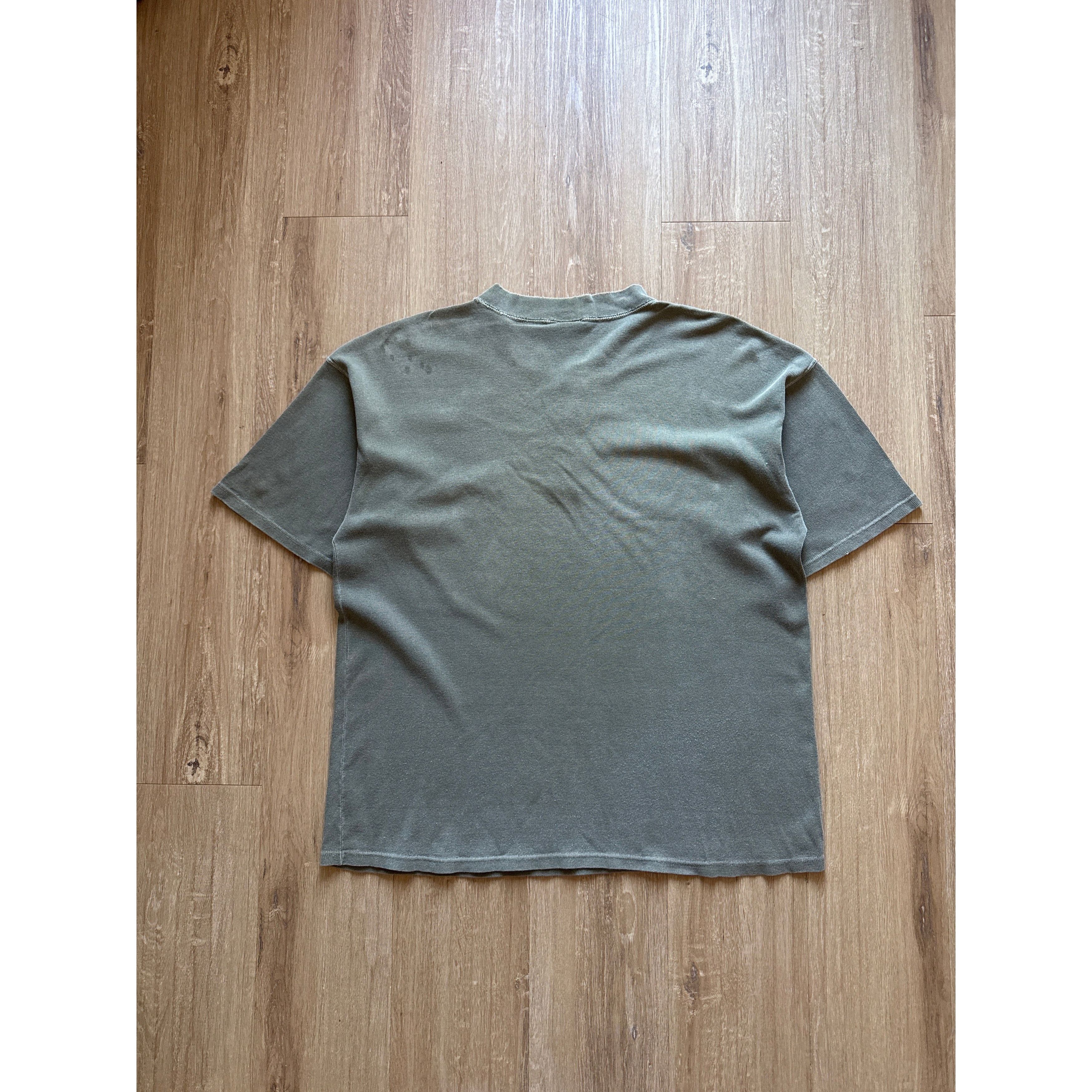 Other Vintage No Fear Green Embroidered Logo Quarter Button Up Tee Size US XL / EU 56 / 4 - 5 Thumbnail