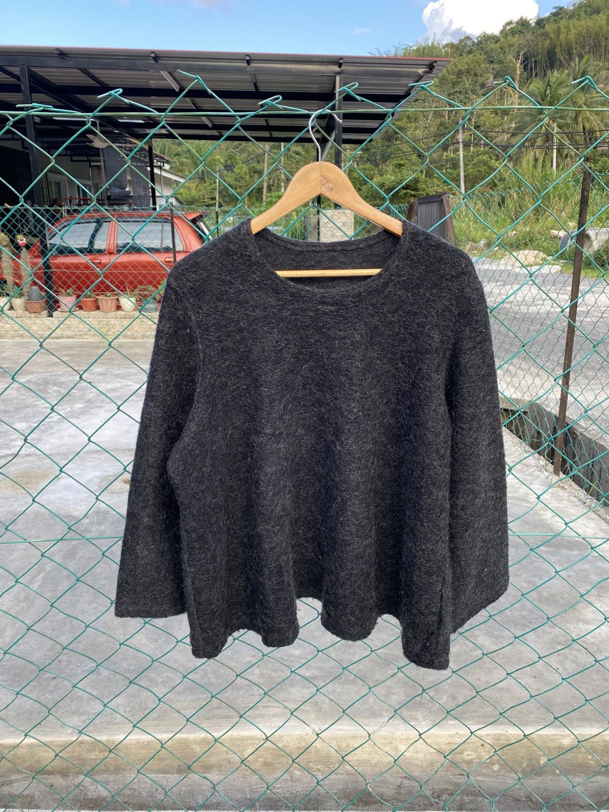 Japanese Brand Japanese designer Ka Na Ta wool baggy sweater Size L / US 10 / IT 46 - 1 Thumbnail