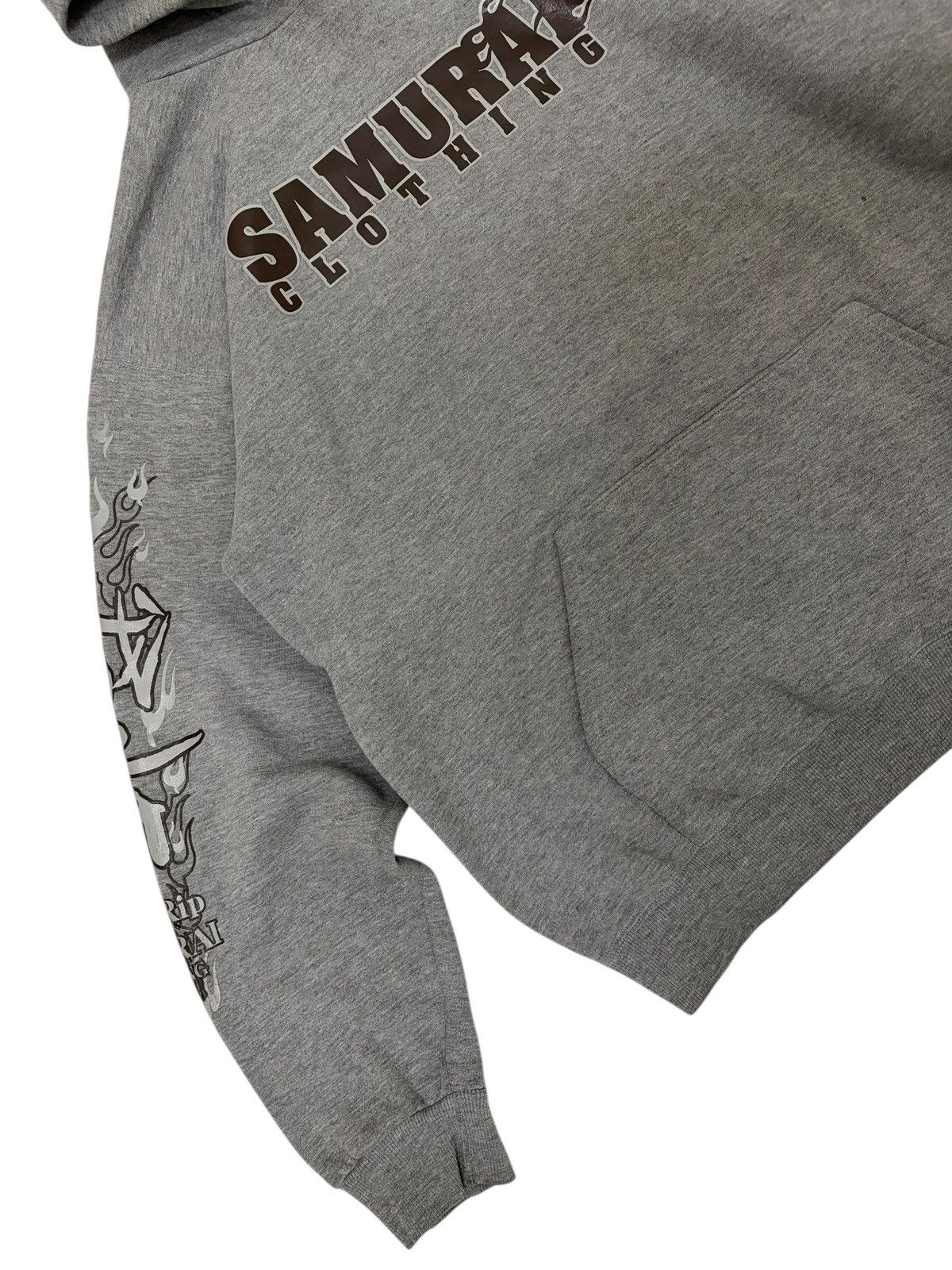 Japanese Brand SAMURAI CLOTHING 🇯🇵 WIND RIP KANJI FLAME SLEEVES GRAPHIC Size US XXL / EU 58 / 5 - 5 Thumbnail