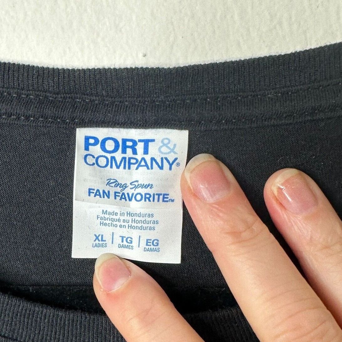 Other Port & Company Black Short Sleeve Scissors Graphic Tee XL Size XL / US 12-14 / IT 48-50 - 3 Thumbnail