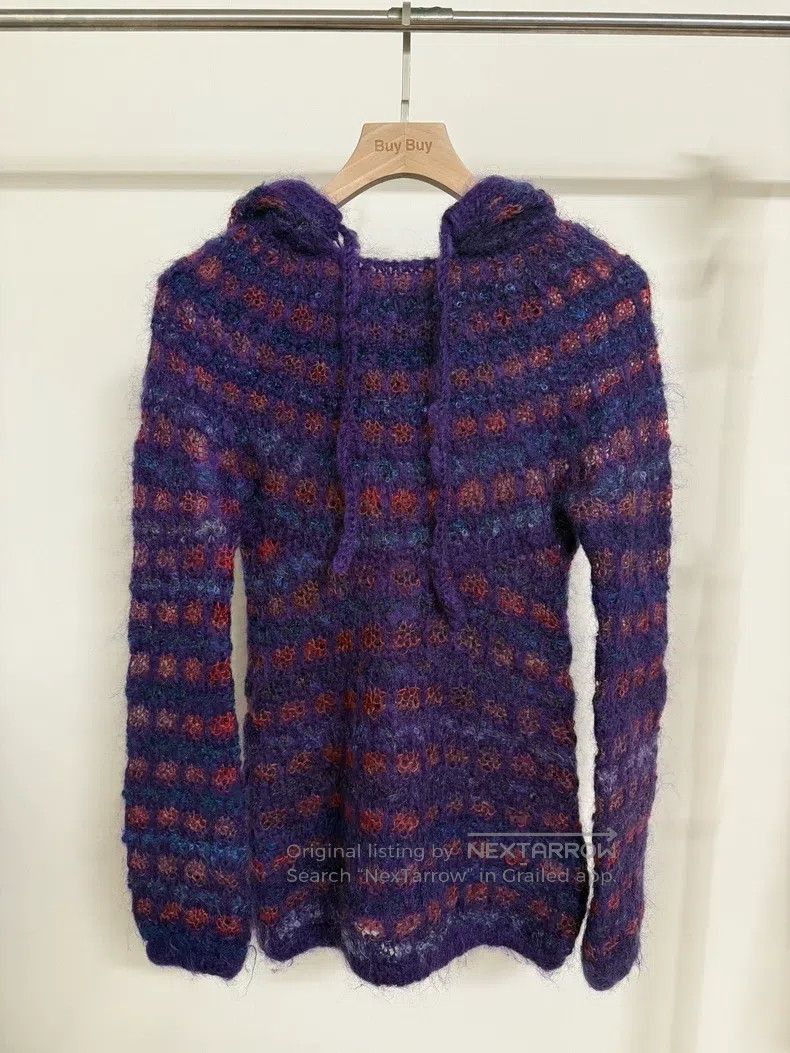 Comme des Garcons Comme Des Garcons Wool Knit Hooded Fitted Top Size S / US 4 / IT 40 - 1 Thumbnail