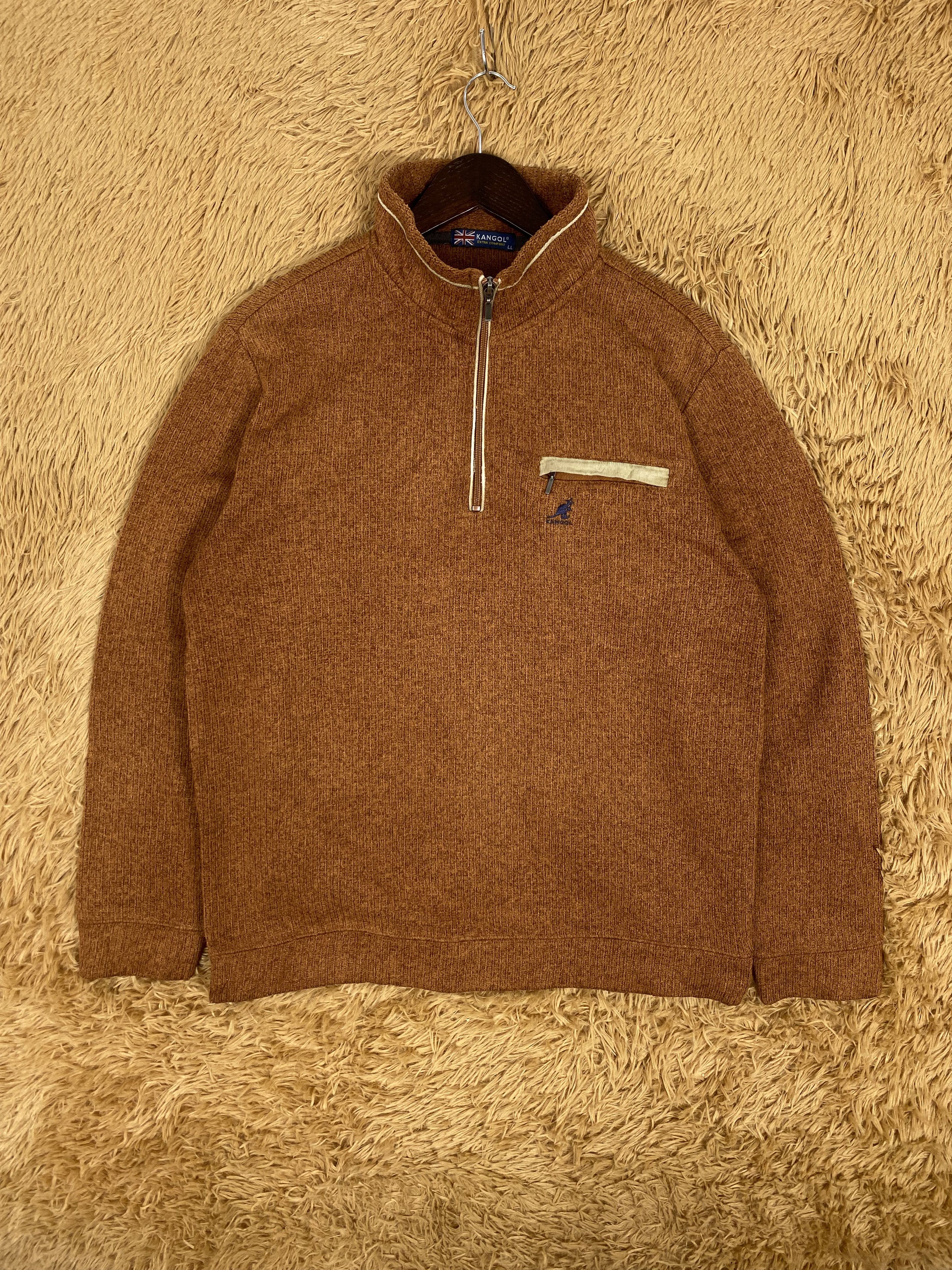Kangol Vintage Kangol Half Zipper Knitwear PS0092 Size US S / EU 44-46 / 1 - 1 Thumbnail