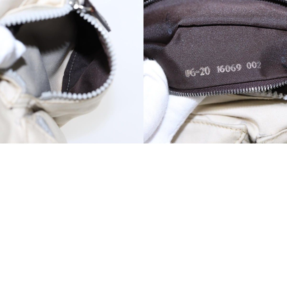 Fendi FENDI Shoulder Bag Canvas Leather Beige Brown Silver Size ONE SIZE - 13 Thumbnail