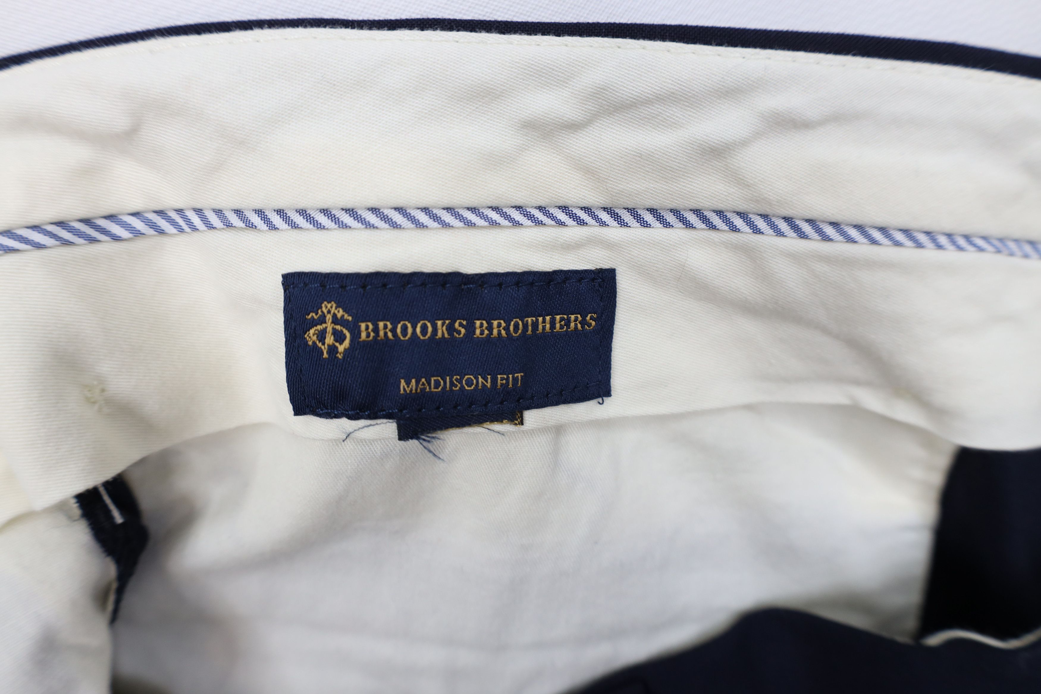 Brooks Brothers Brooks Brothers Madison Wool Blend Knit Stretch Chino Pants Size US 36 / EU 52 - 7 Thumbnail