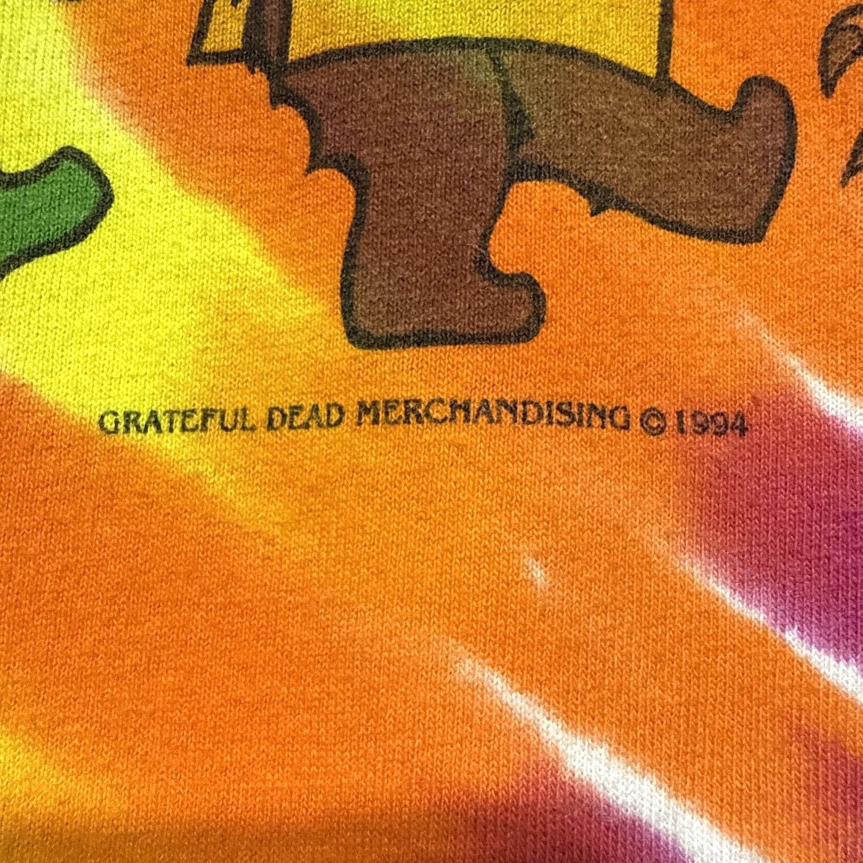 Anvil Vintage Grateful Dead Here Comes Sunshine Dancing Bears Tie Dye Single Stitch Tee XL Size US XL / EU 56 / 4 - 3 Thumbnail
