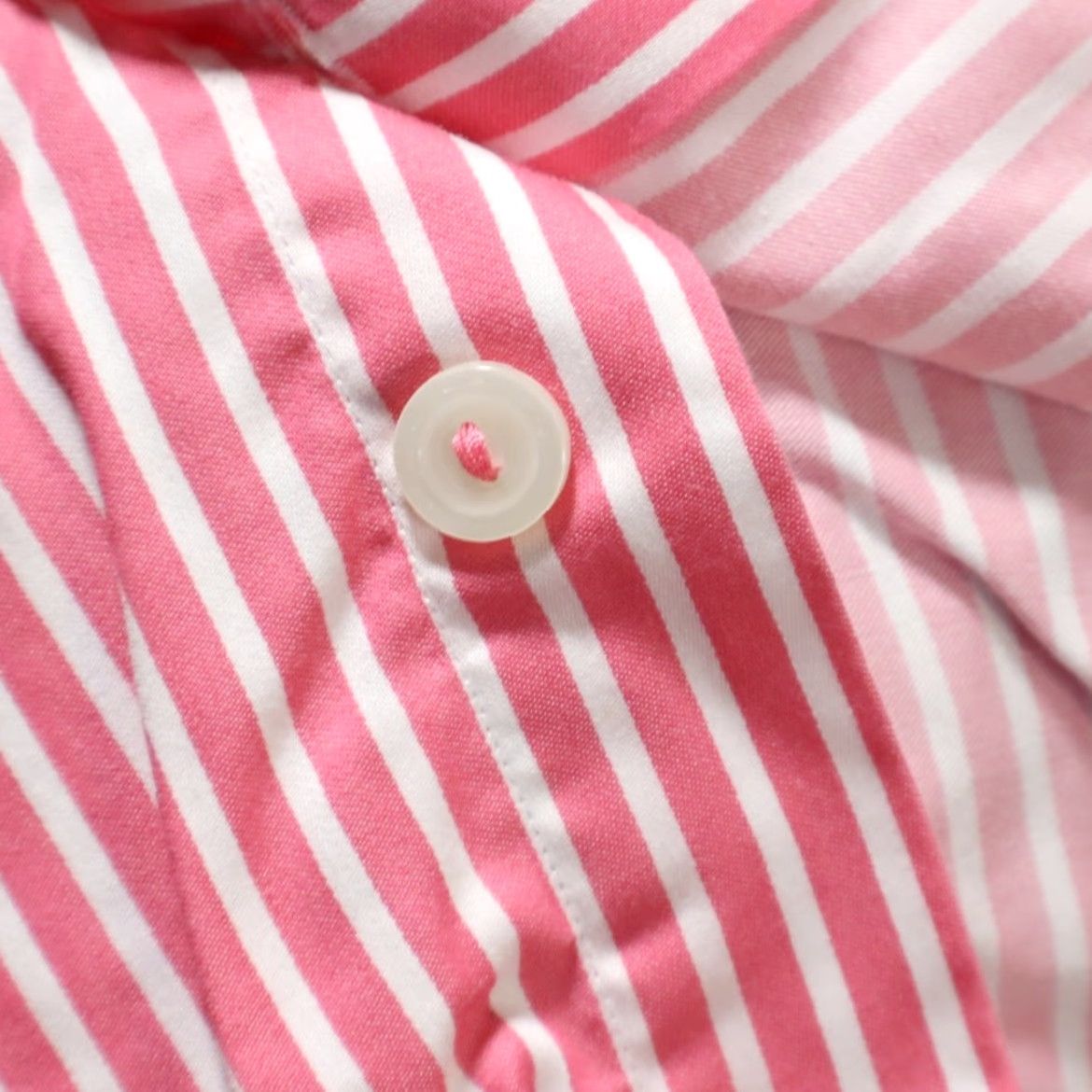 Eton Eton Contemporary Shirt Men Pink 42 16 1/2 Dress Striped Long Sleeve Button Up Shirt Size 42R - 6 Thumbnail