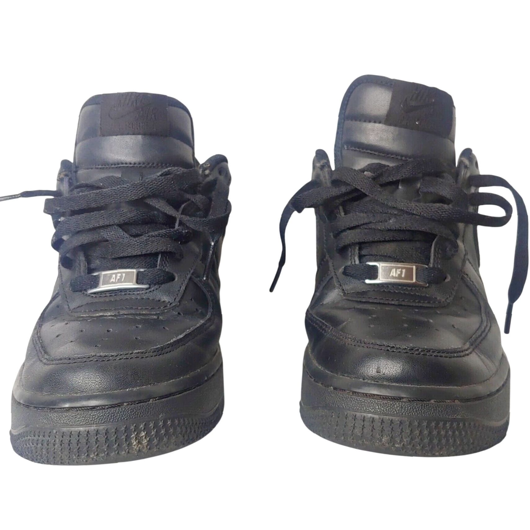 Nike Nike Air Force 1 Women 7.5 Shoes Black Athletic Lace Up Low Top Sneakers Size M / US 6-8 / IT 42-44 - 7 Thumbnail
