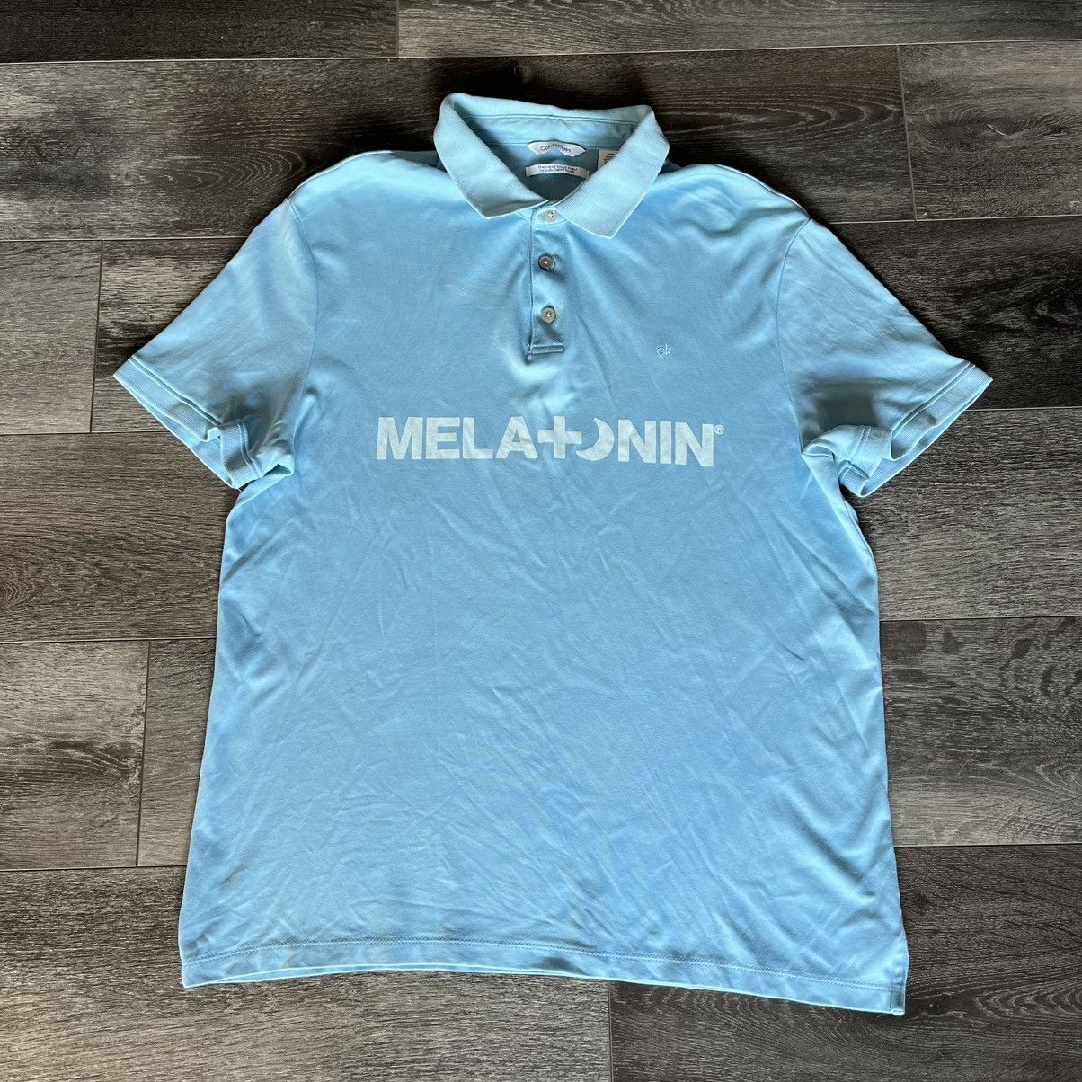 Calvin Klein Calvin Klein 3F Melatonin Oxyd Logo Liquid Touch Polo Shirt Size US M / EU 48-50 / 2 - 1 Thumbnail