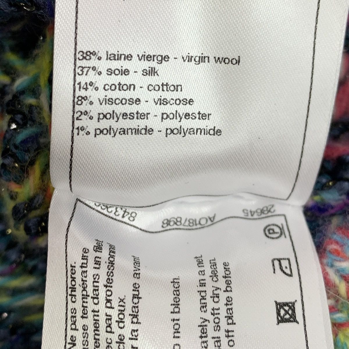 Chanel Chanel Colorful Houndstooth Wool Woven Tank Top K26WX Size XS / US 0-2 / IT 36-38 - 7 Thumbnail