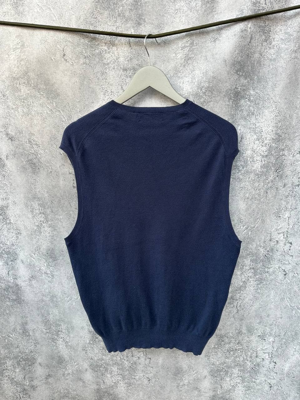 Polo Ralph Lauren × Vintage Polo Ralph Lauren Vintage Navy Vest Gilet Cotton Pullover Size US L / EU 52-54 / 3 - 3 Thumbnail