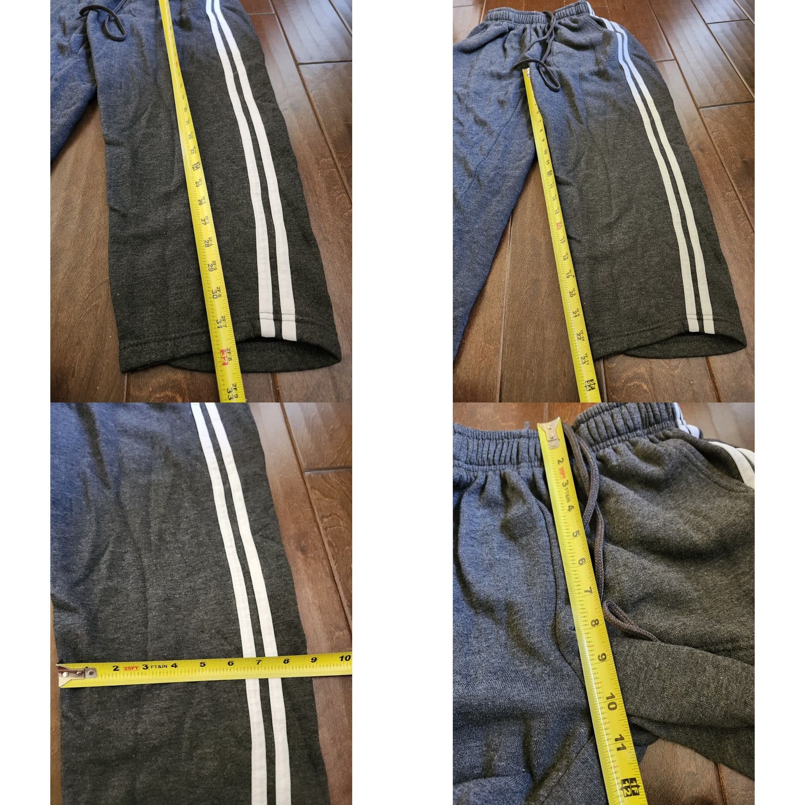 Vintage 21Pro USA Sportswear Sweatpants - Gray Drawstring Pants - Men's Small - Regular Fit - Sweatpants Size US 29 - 8 Thumbnail