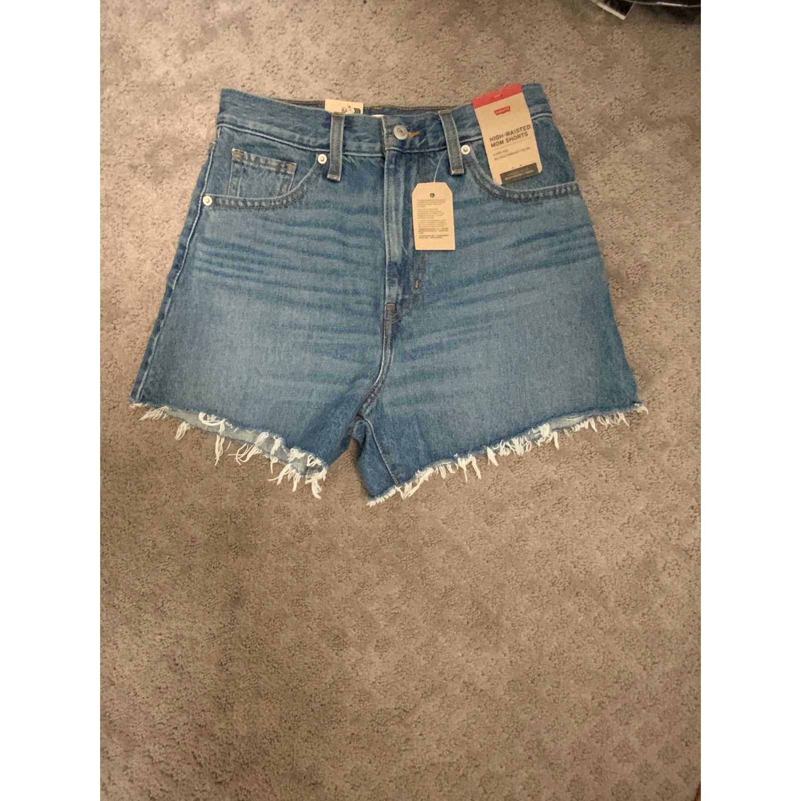 Women’s high waisted mom shorts