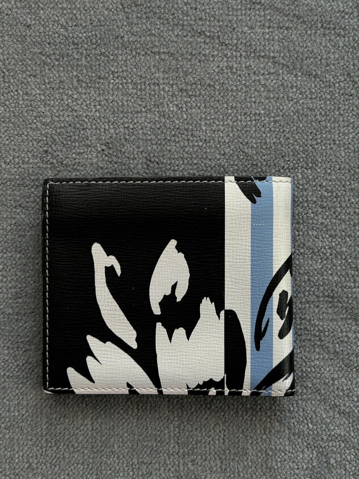Burberry Burberry Grained Leather Bi-Fold Wallet NEW 700$ Size ONE SIZE - 4 Thumbnail