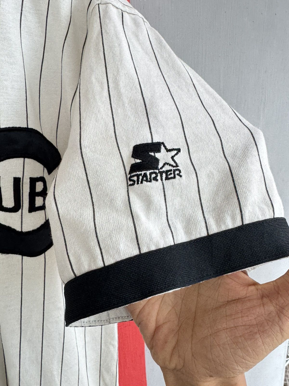 MLB Vintage 90s Starter Chicago Cubs MLB Shirt Size US M / EU 48-50 / 2 - 4 Thumbnail