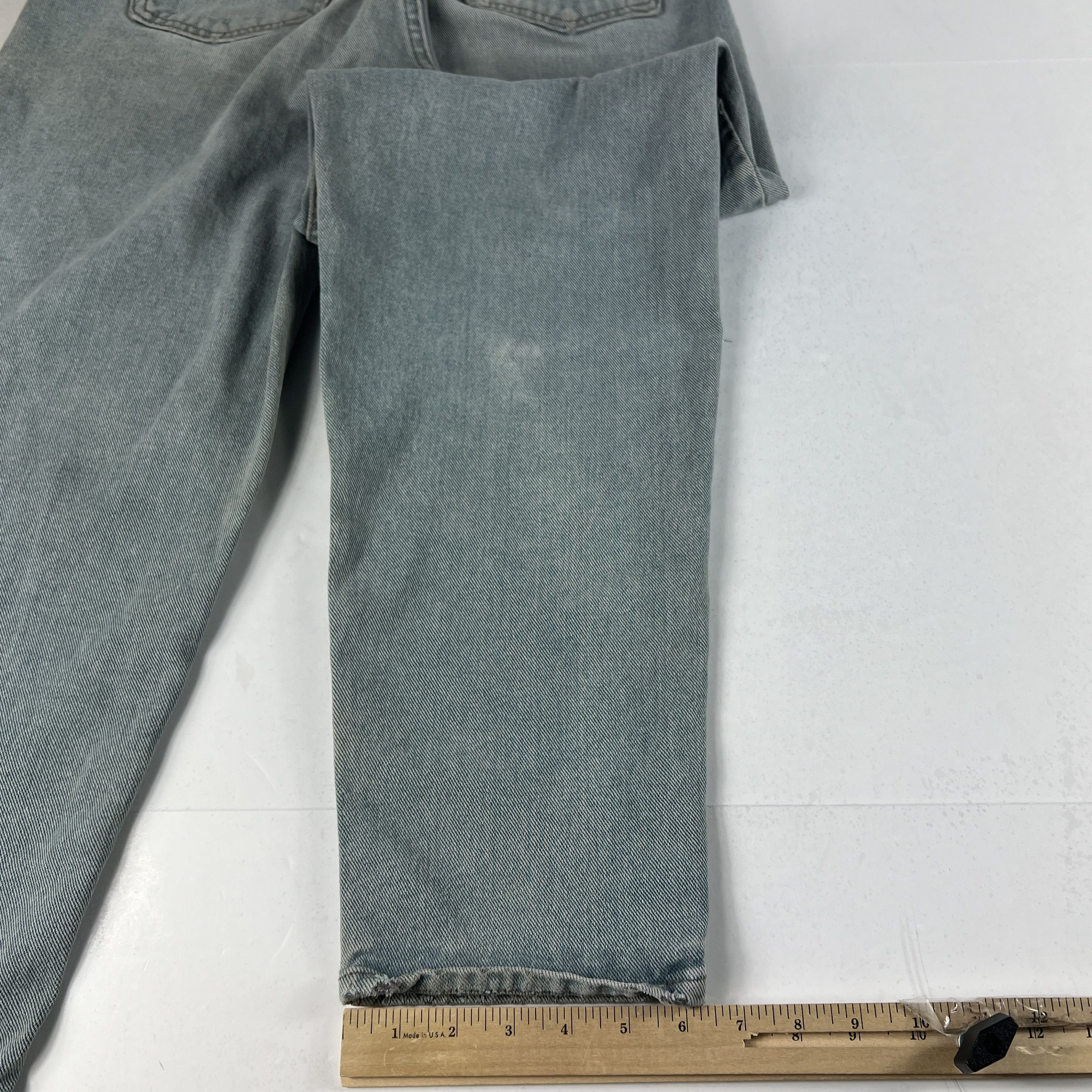 Levi's × Vintage VTG Levi's Jeans 560 Loose Fit Tapered Green Faded Denim Size US 33 - 14 Thumbnail