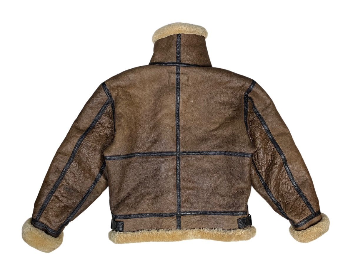 Vintage Vintage B-3 Sheepskin Leather Coat Shearling Sherpa Jacket Size US S / EU 44-46 / 1 - 6 Thumbnail