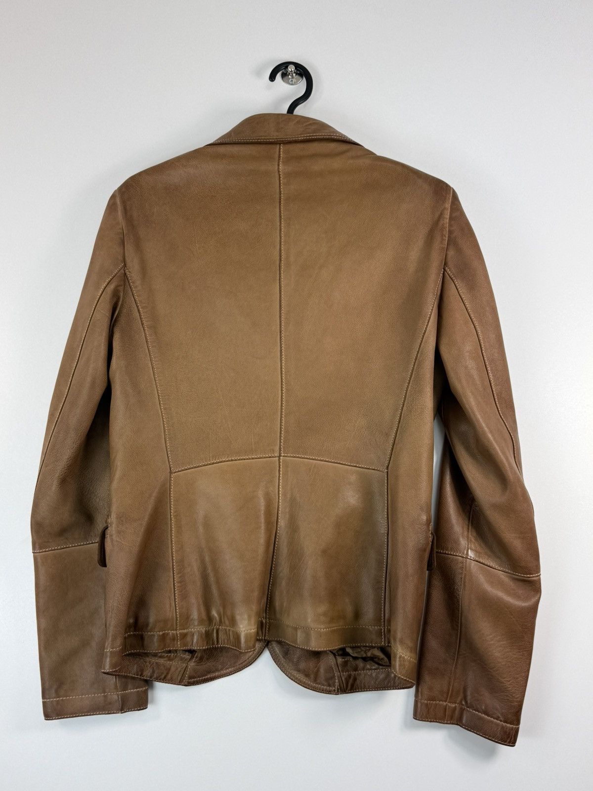 Gimo's Gimo’s GMS-75 Brown Leather jacket size L Size L / US 10 / IT 46 - 8 Thumbnail