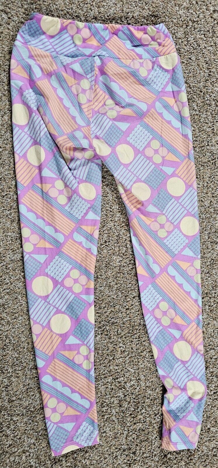 Designer lularoe onesize stretch leggings Size 30" / US 8 / IT 44 - 6 Thumbnail