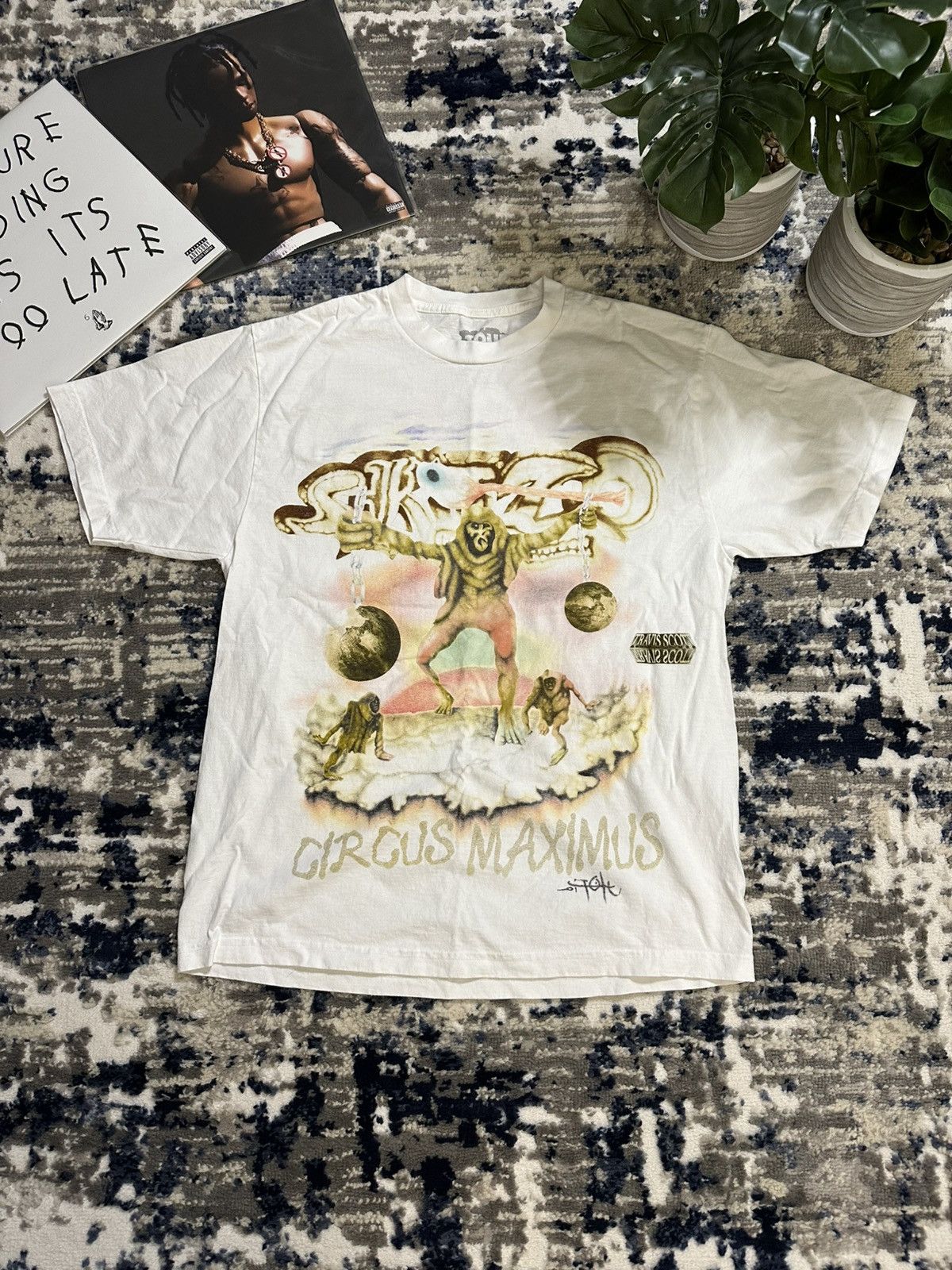 Travis Scott Travis Scott Utopia Tour Tee Size US L / EU 52-54 / 3 - 1 Thumbnail