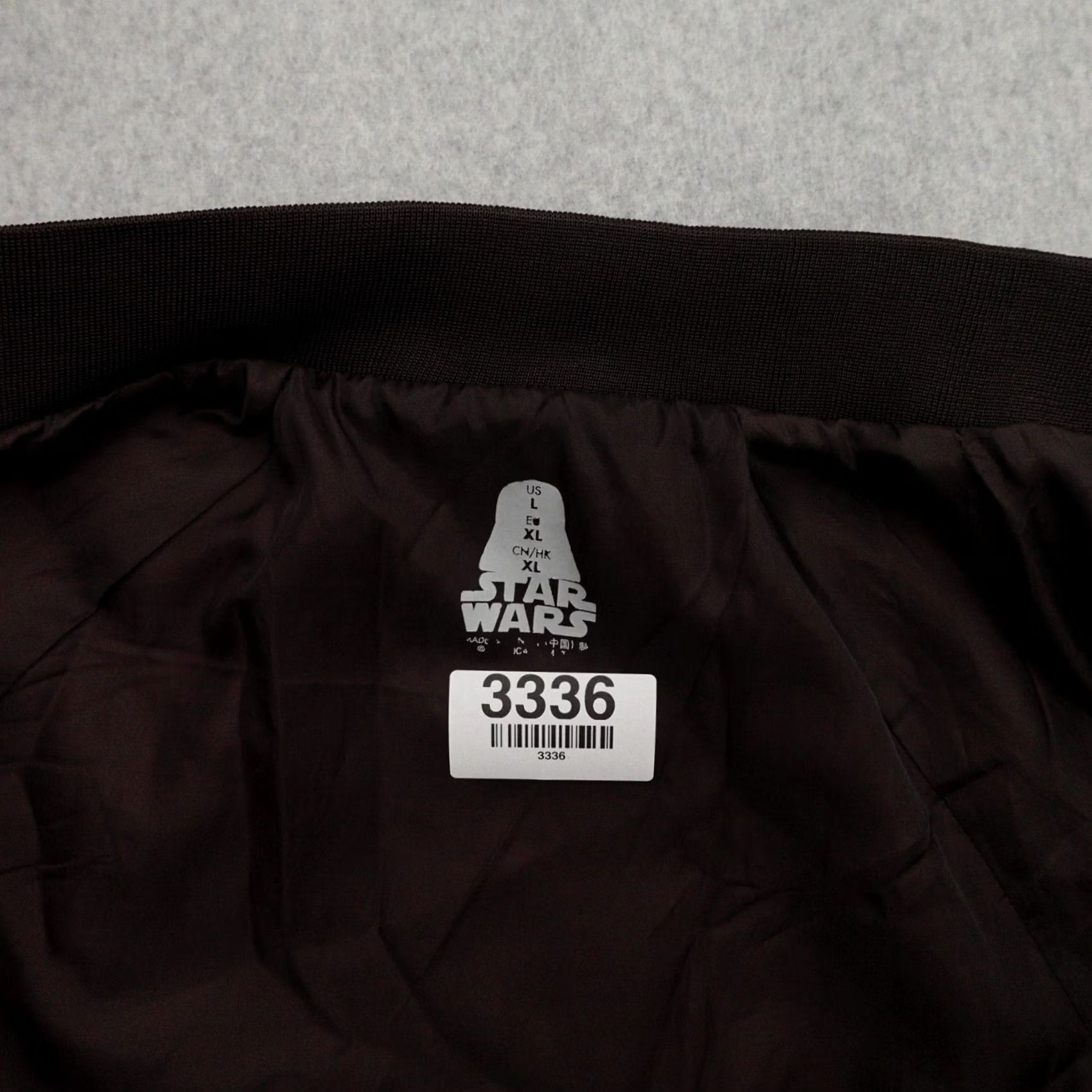 Disney VTG Disney Star Wars Large Jacket Men Brown Bomber Satin Polyester Star Wars Theme 70s 80s Vintage LT Mens Size US L / EU 52-54 / 3 - 4 Thumbnail