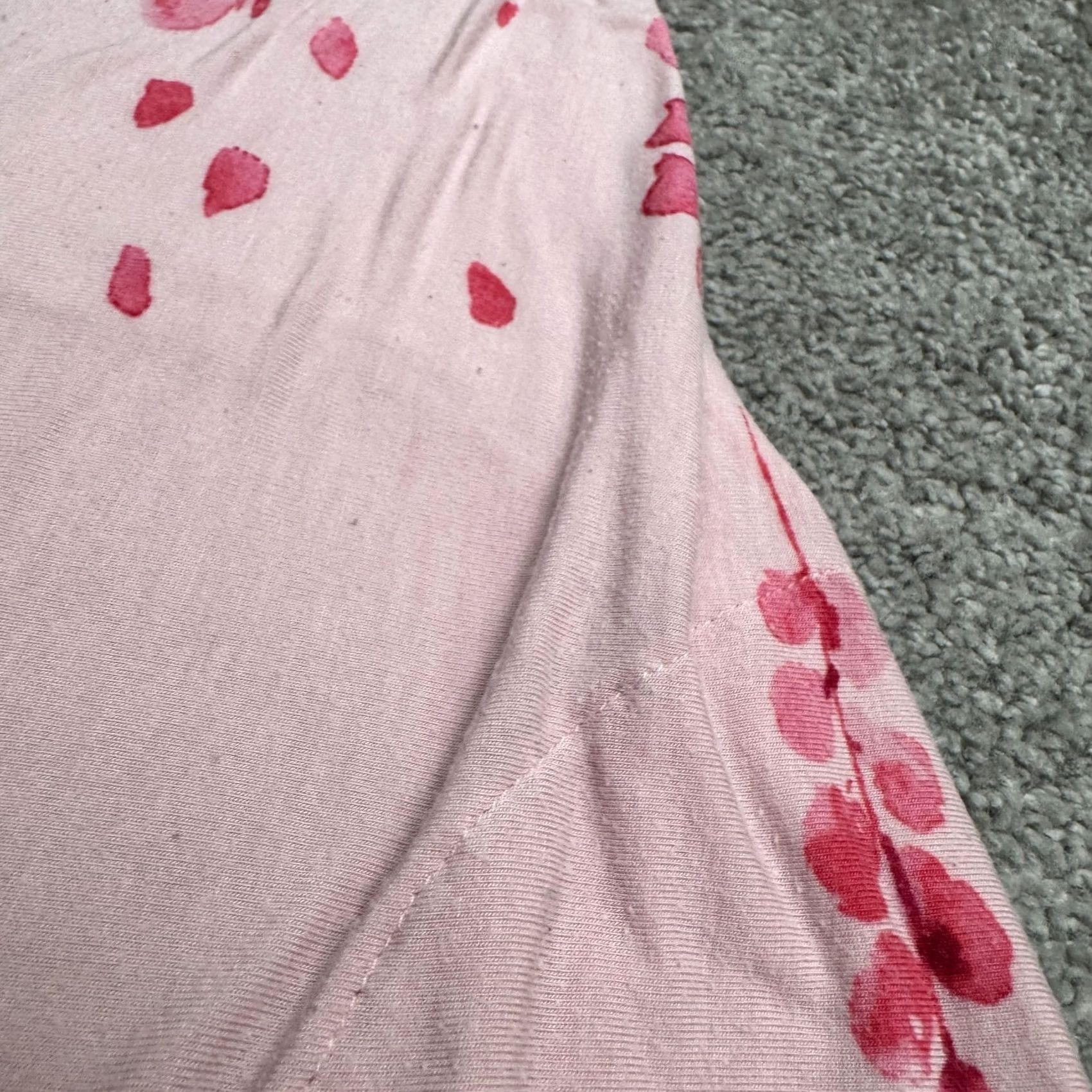 Donna Karan Donna Karan Sleepwear Nightgown Midi Dress Womens Large Pink Floral Bohemian Size L / US 10 / IT 46 - 4 Thumbnail