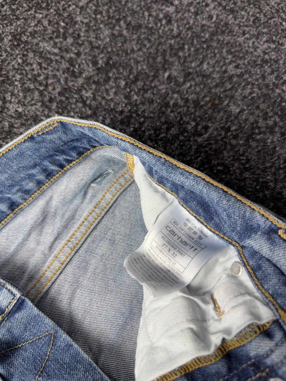 Carhartt Vintage 90s Retro Y2K Carhartt Skinny denim pants jeans Size 27" / US 4 / IT 40 - 7 Thumbnail
