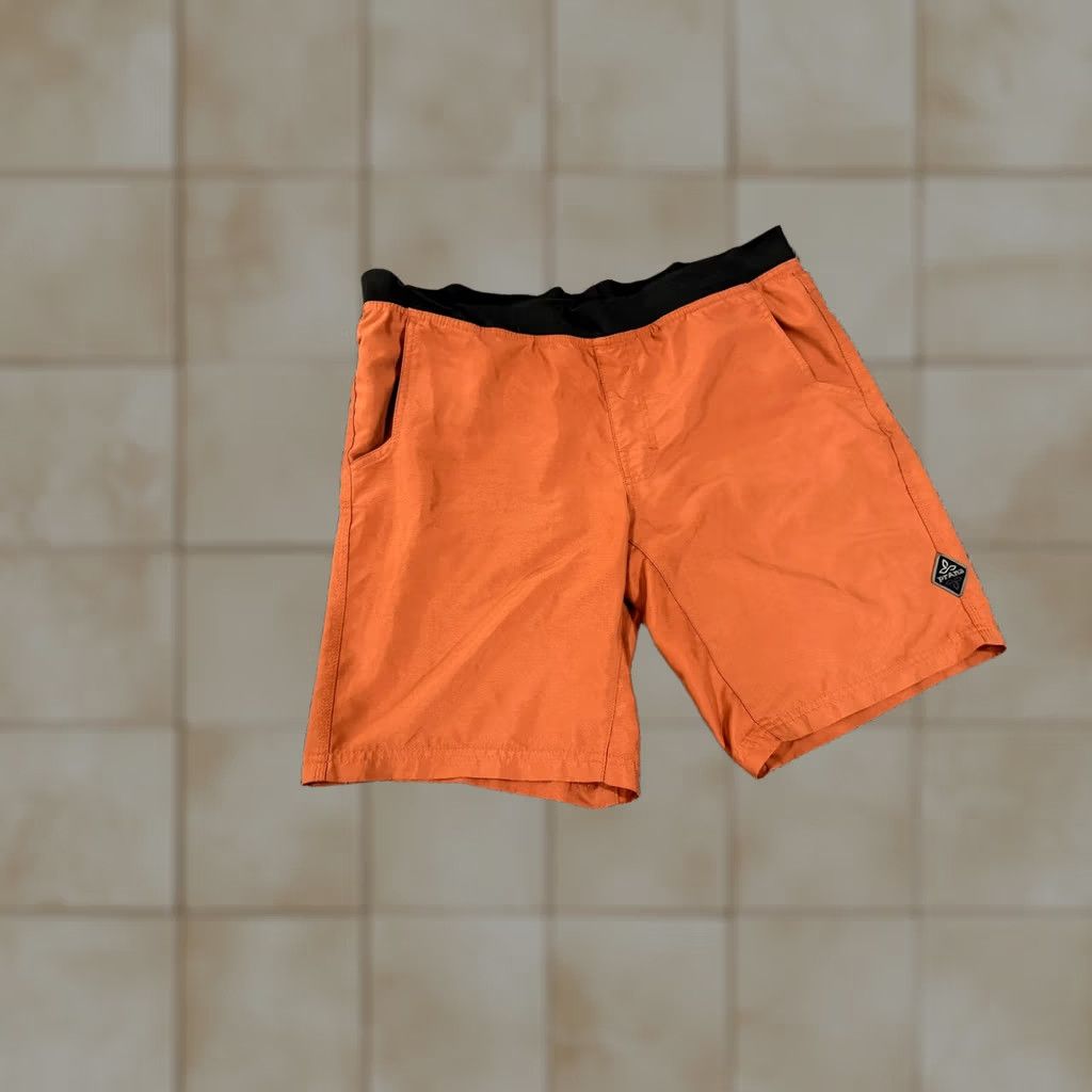 Prana Prana shorts Mens 2XL orange lightweight outdoor hiking casual pull on Size US 39 - 1 Thumbnail
