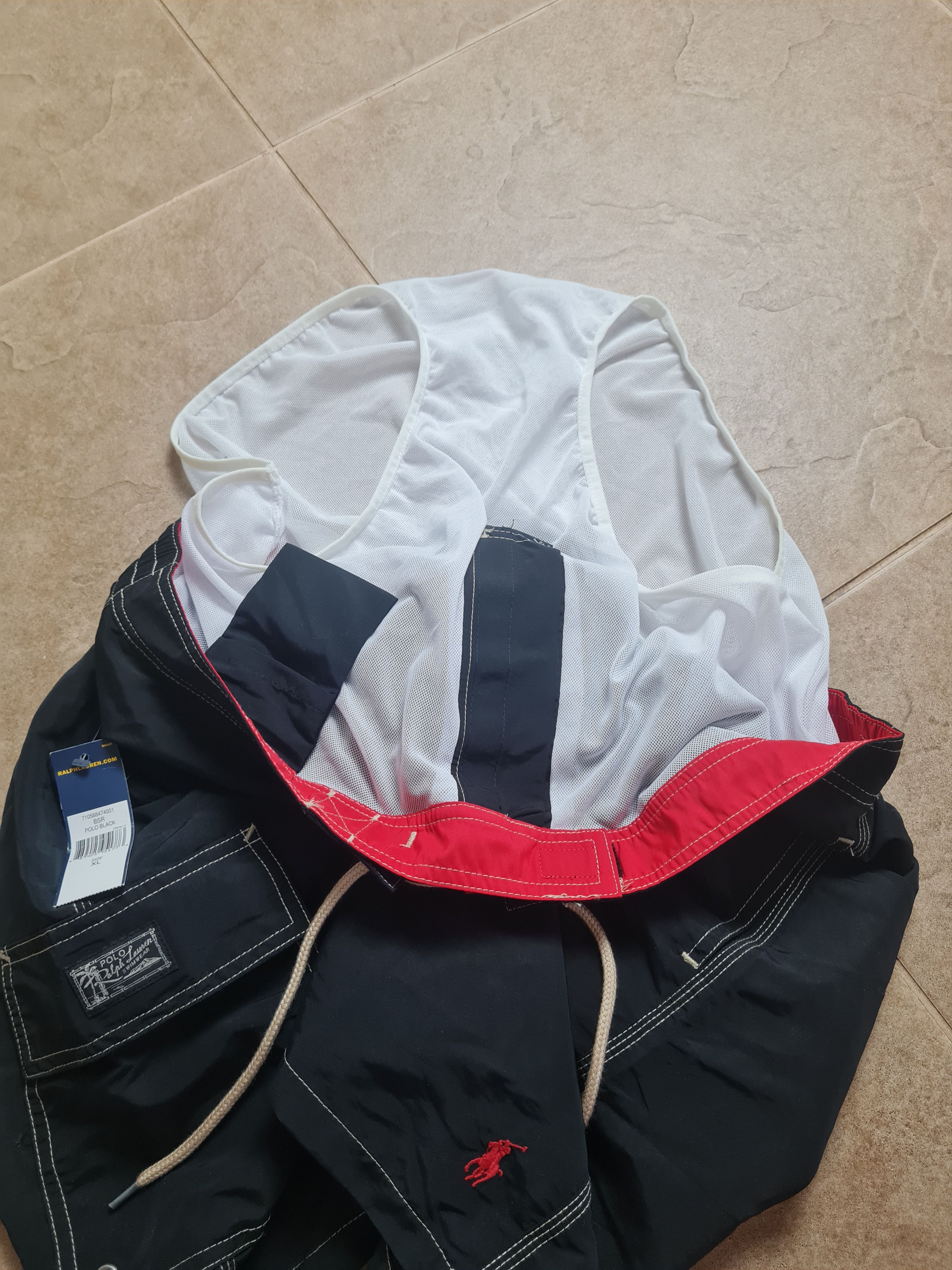 Polo Ralph Lauren Shorts Polo Ralph Lauren Men's Kailua Black Swim Trunks XL Size US 34 / EU 50 - 18 Thumbnail