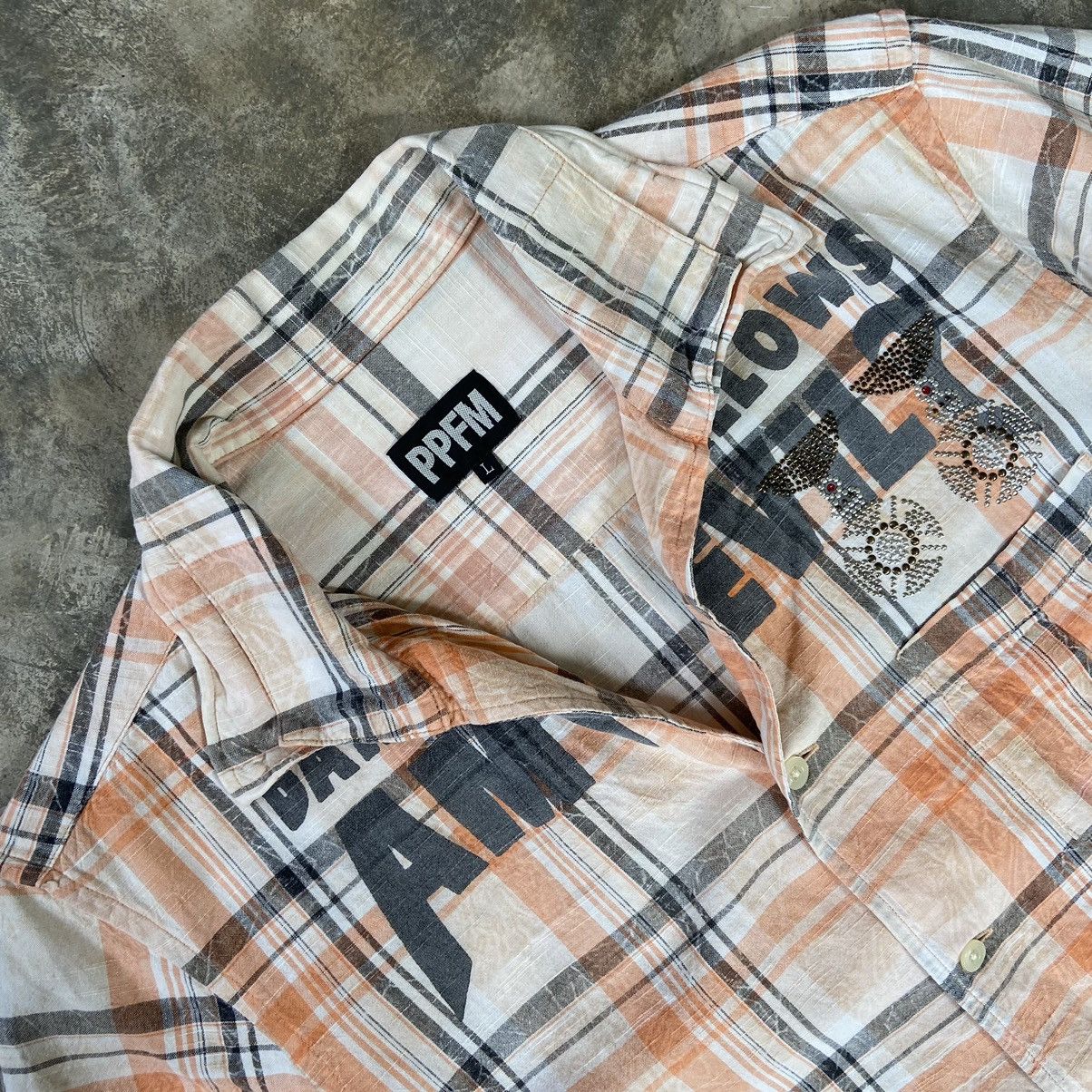 PPFM 2000s PPFM “Am I Evil” Button Up Shirt Size US M / EU 48-50 / 2 - 2 Thumbnail