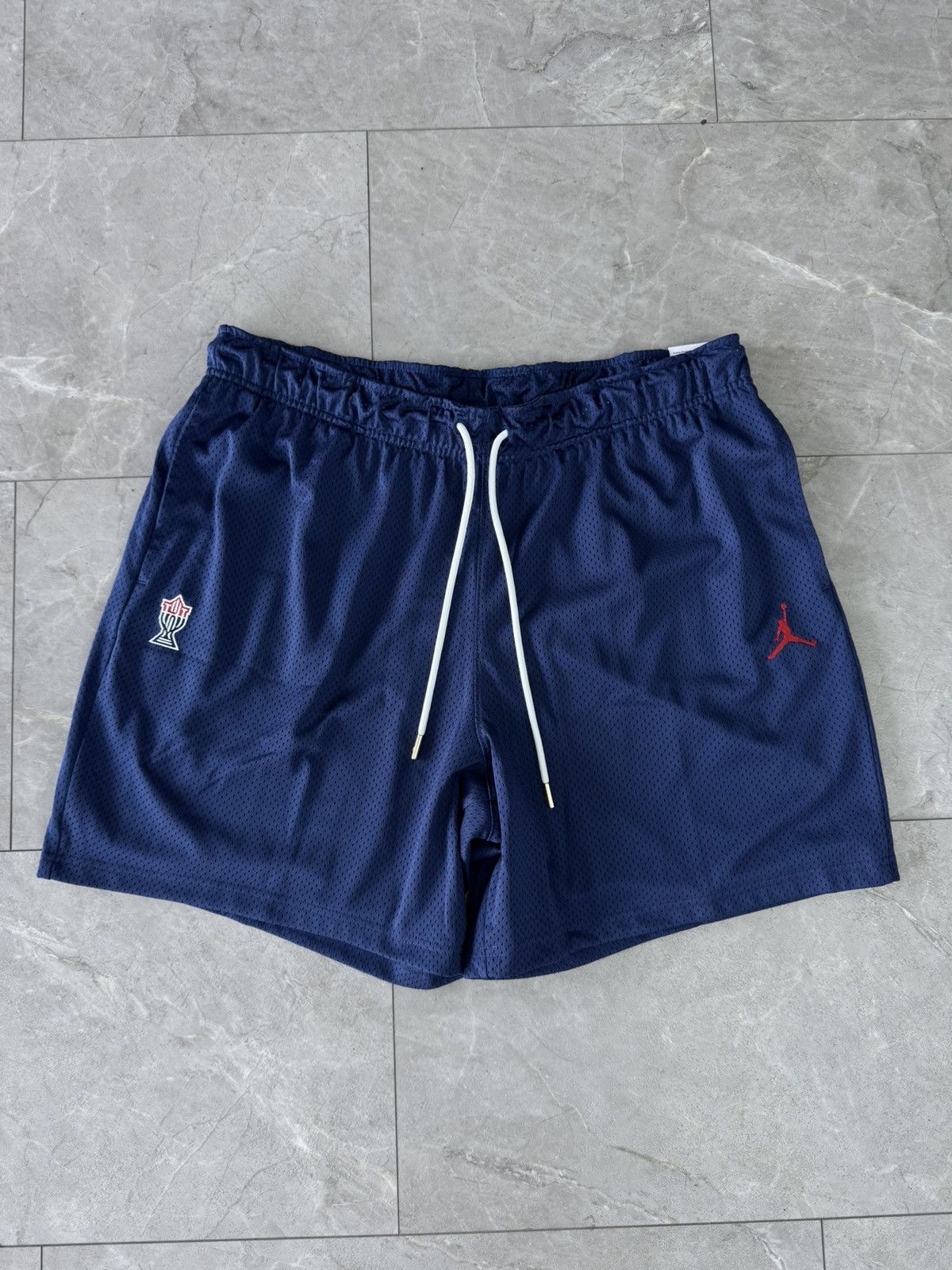 Jordan Brand Trophy Room x Jordan Basketball Navy Shorts Size US 36 / EU 52 - 1 Thumbnail