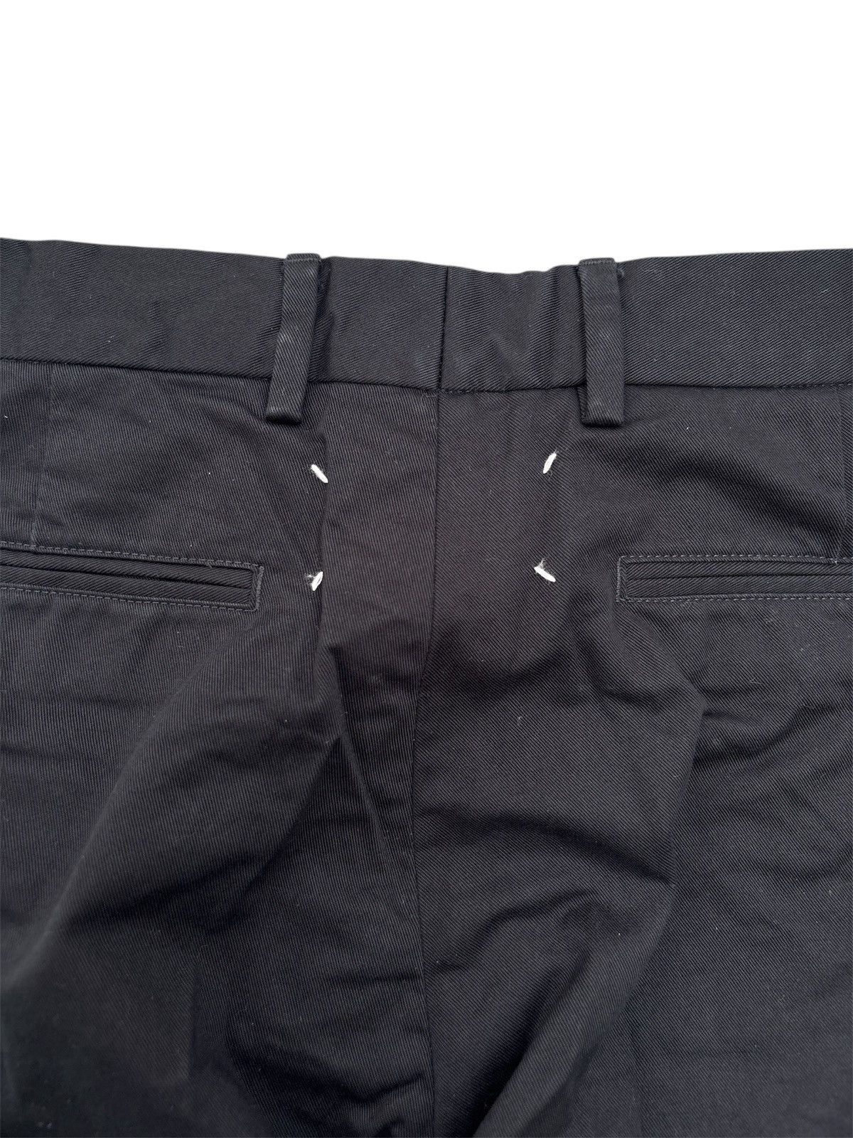 Maison Margiela SS18 Black Chino Pants Size US 34 / EU 50 - 3 Thumbnail