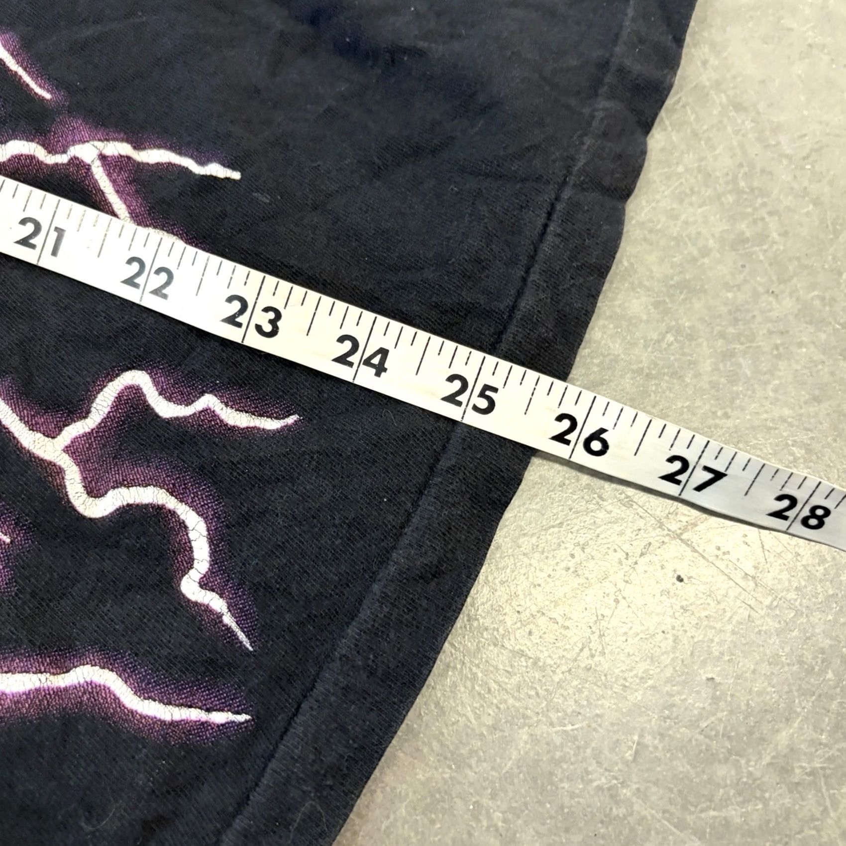 Vintage VINTAGE 90's American Thunder Feel The Wind Eagle Lightning Kanye Graphic Tee M Mens Black Size US M / EU 48-50 / 2 - 6 Thumbnail