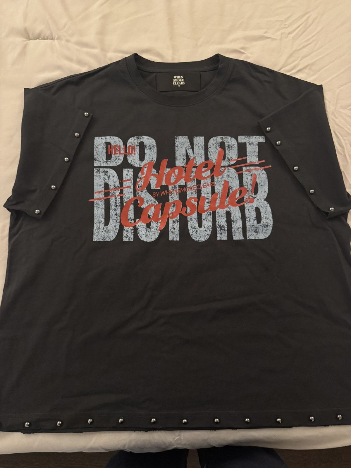 Whensmokeclears WhenSmokeClears Do Not Disturb Tee Size US L / EU 52-54 / 3 - 1 Thumbnail
