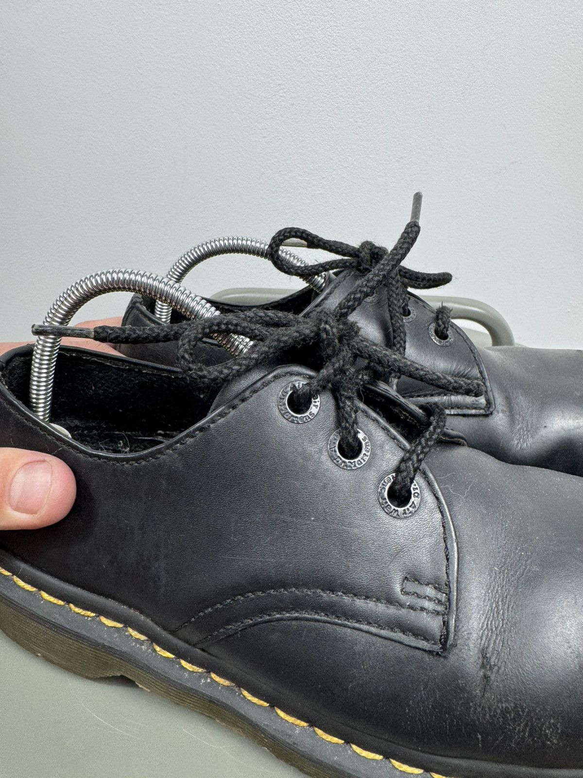 Dr. Martens Vintage Dr Martens 2225 Steel Toe Work Shoes 38 Heavily Worn Size US 7 / IT 37 - 15 Thumbnail