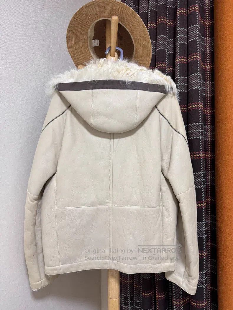 Hermes Hermes Leather and fur integrated, removable hood and coll Size US S / EU 44-46 / 1 - 2 Thumbnail